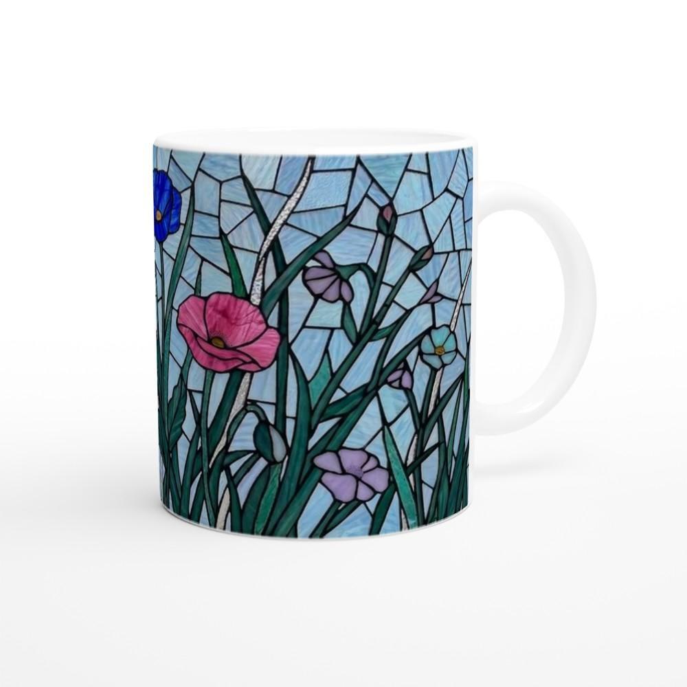 Floral Cups Set - Large and Small Mug Set