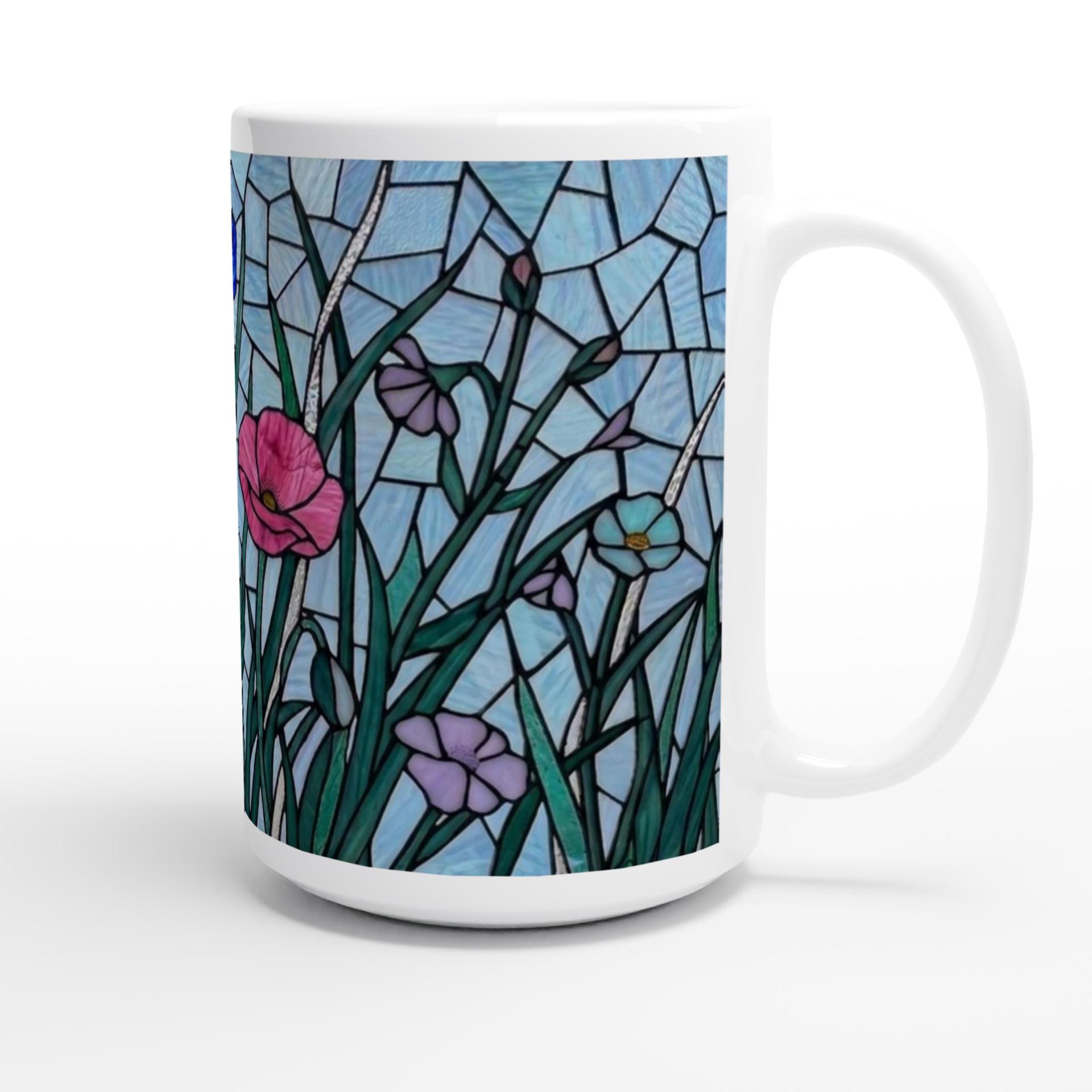 Floral Cups Set - Large and Small Mug Set