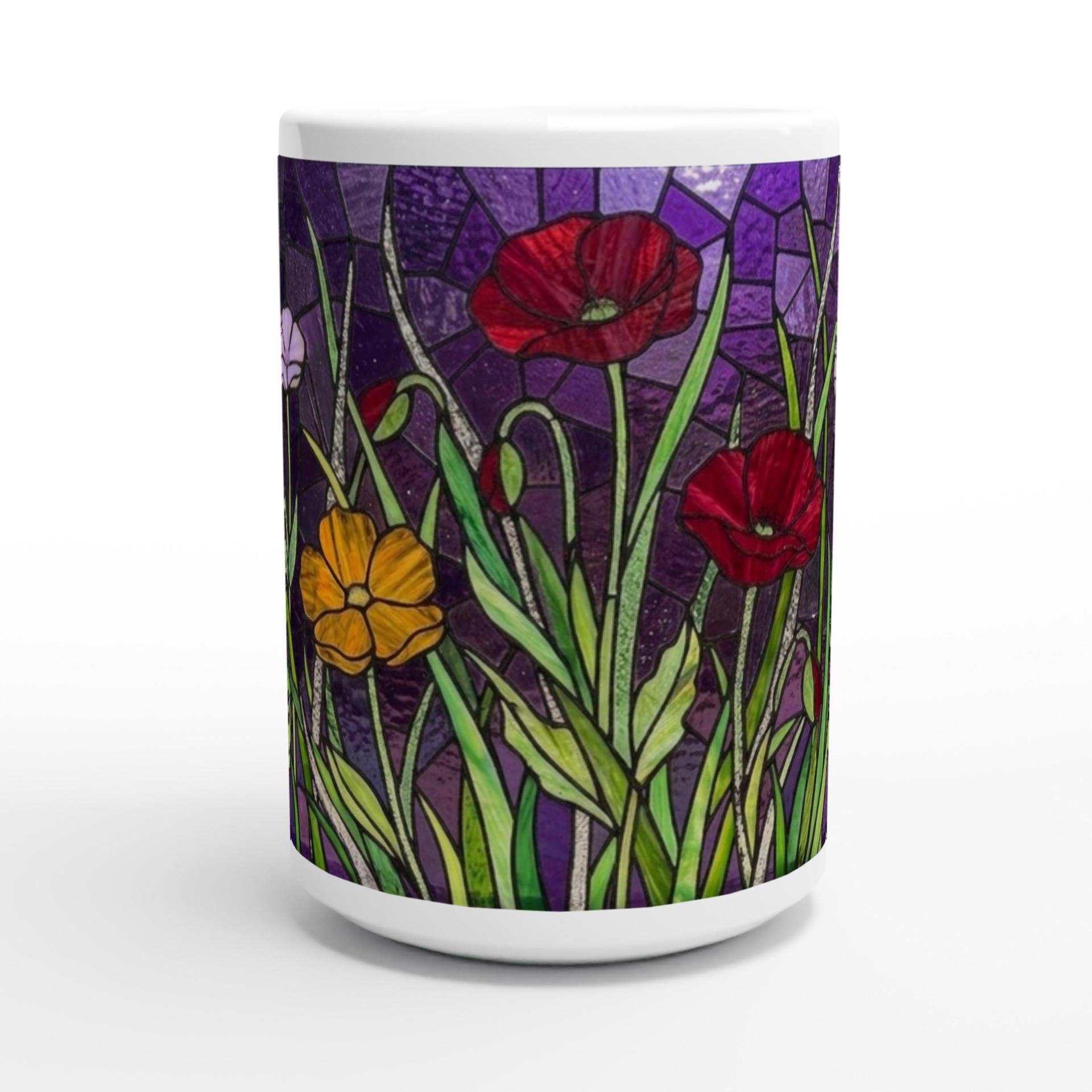 Floral Cups -  Large and Small Ceramic Mugs