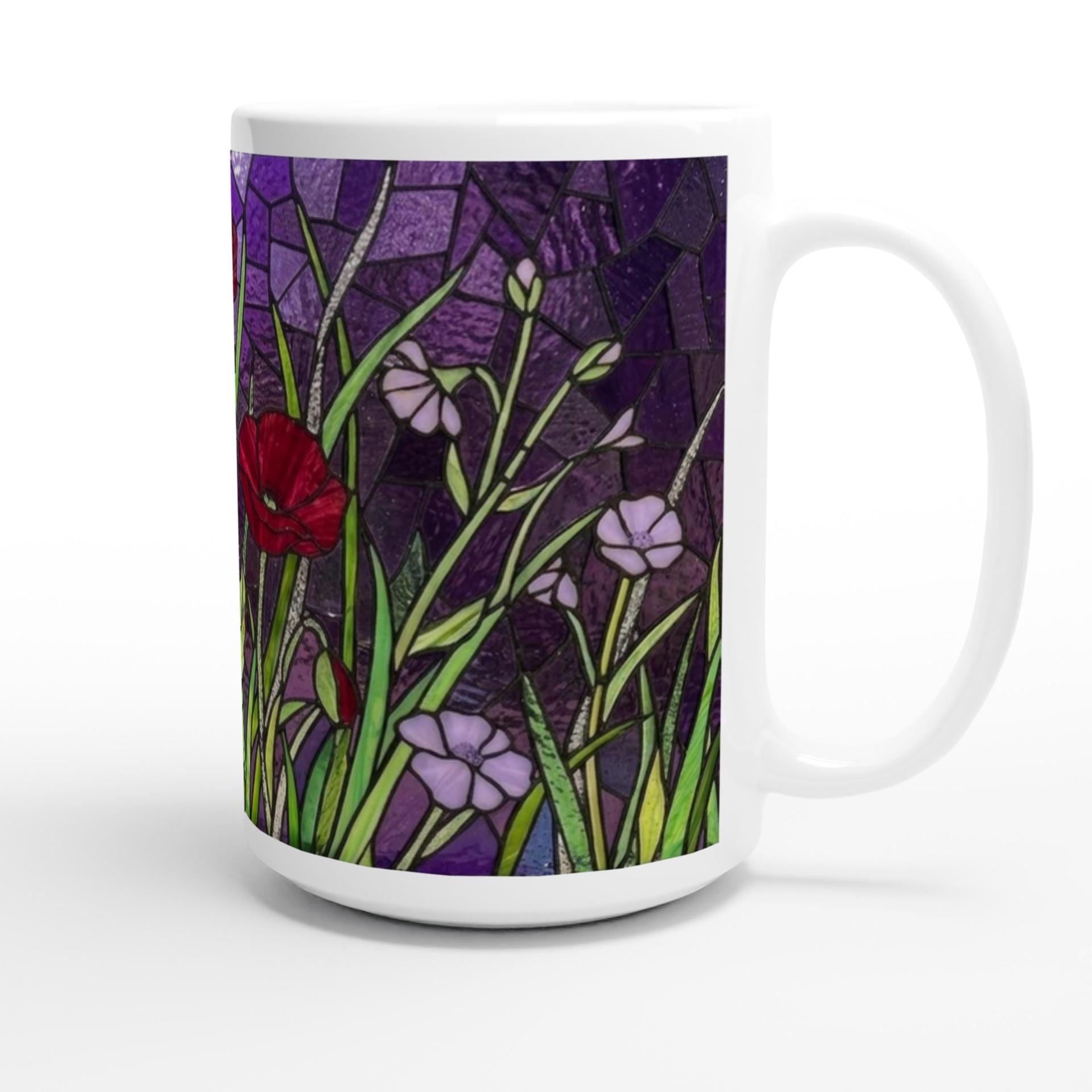 Floral Cups -  Large and Small Ceramic Mugs