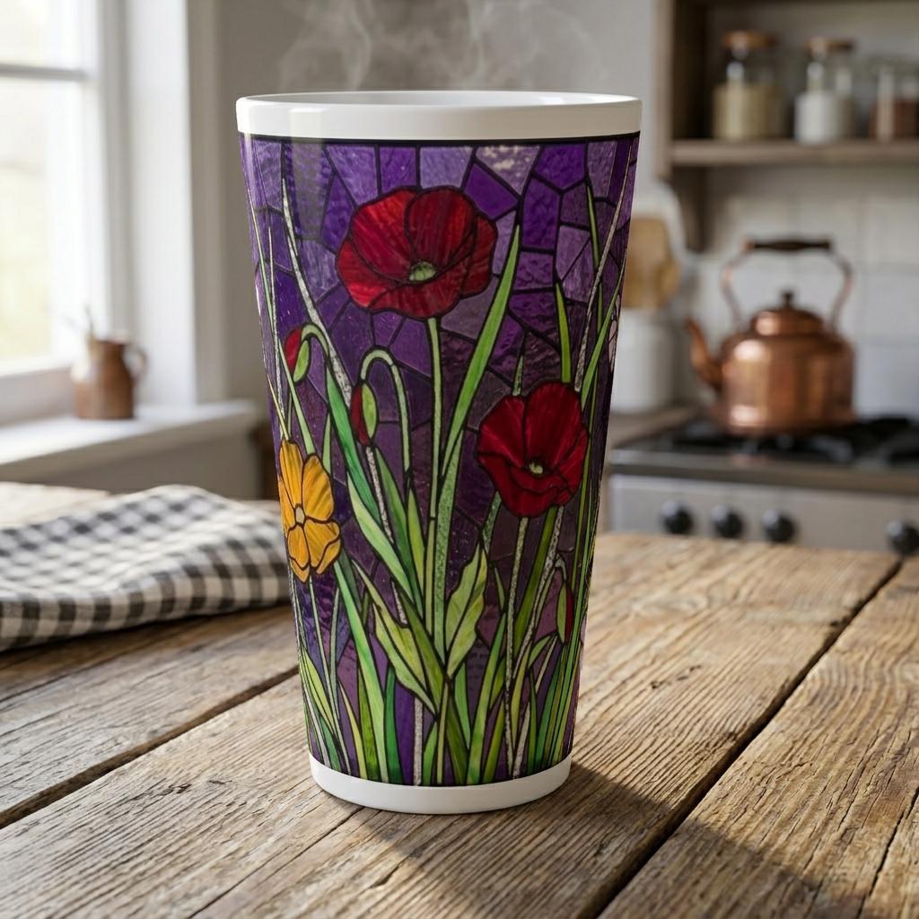 Latte 17oz Ceramic Mug - Coffee or Tea Cup, Extra Tall