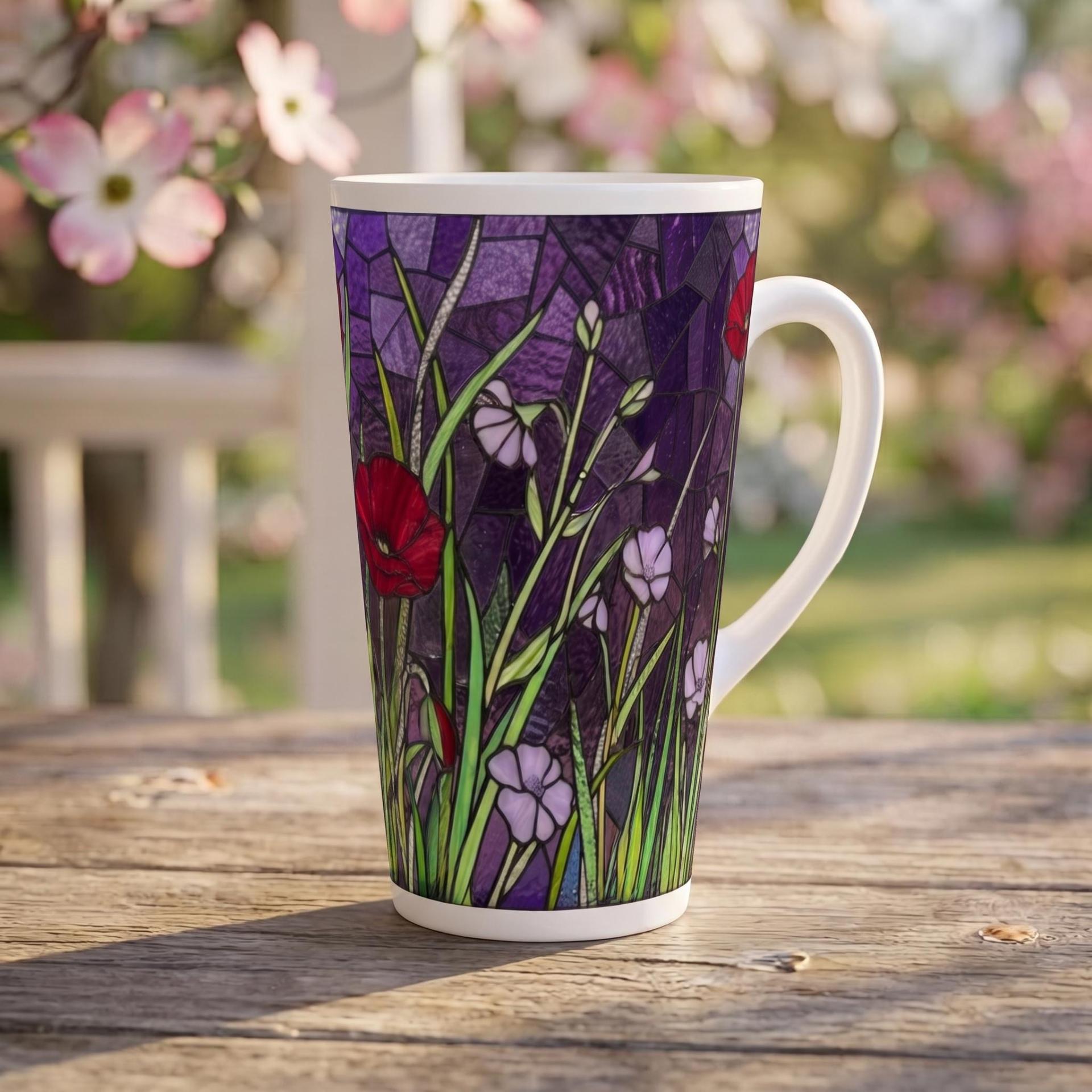 Latte 17oz Ceramic Mug - Coffee or Tea Cup, Extra Tall