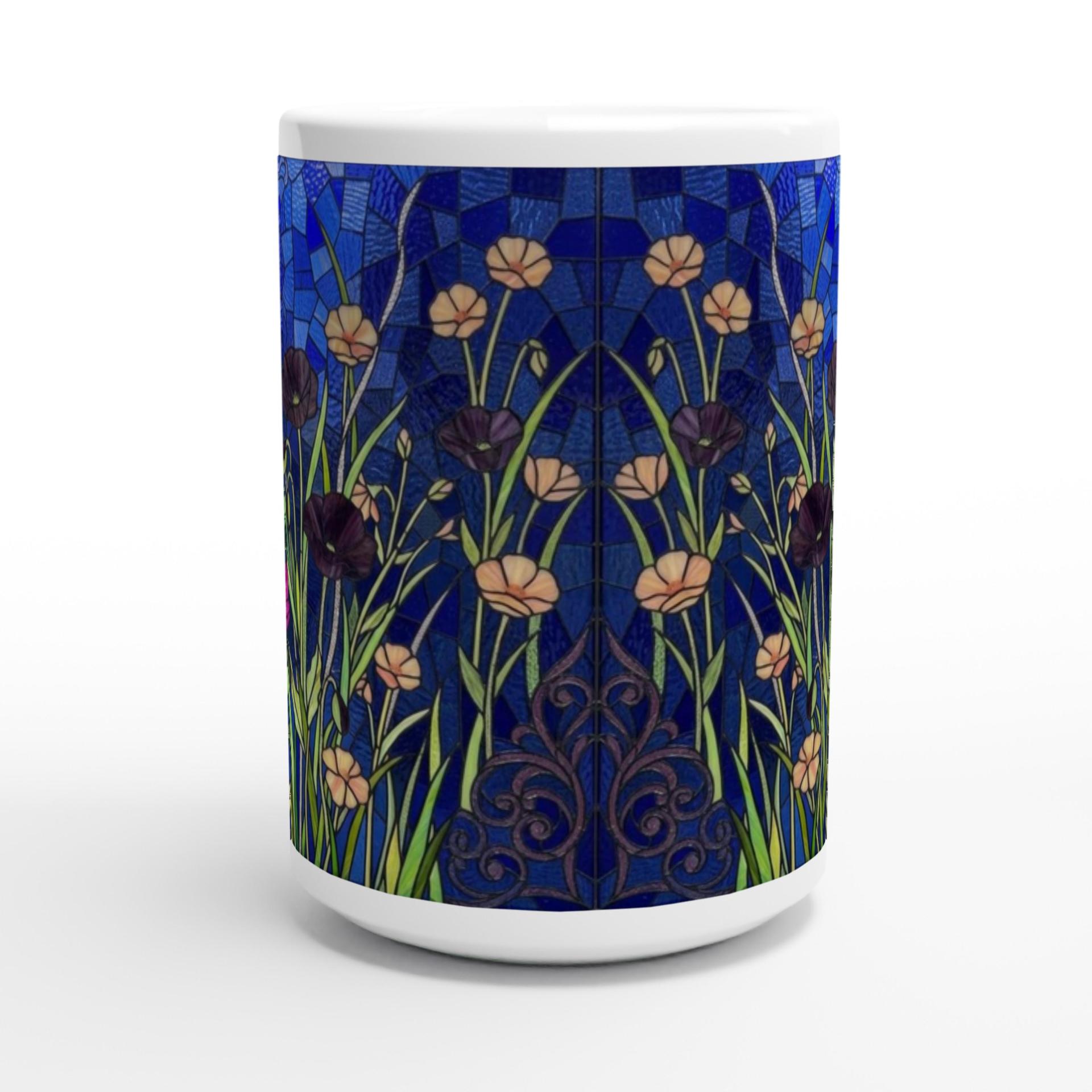 Floral Cups -  Large and Small Ceramic Mugs