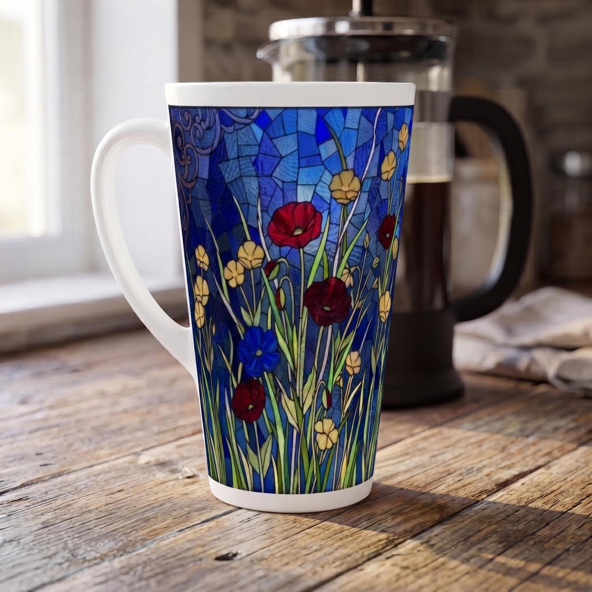 Latte 17oz Ceramic Mug - Coffee or Tea Cup, Extra Tall