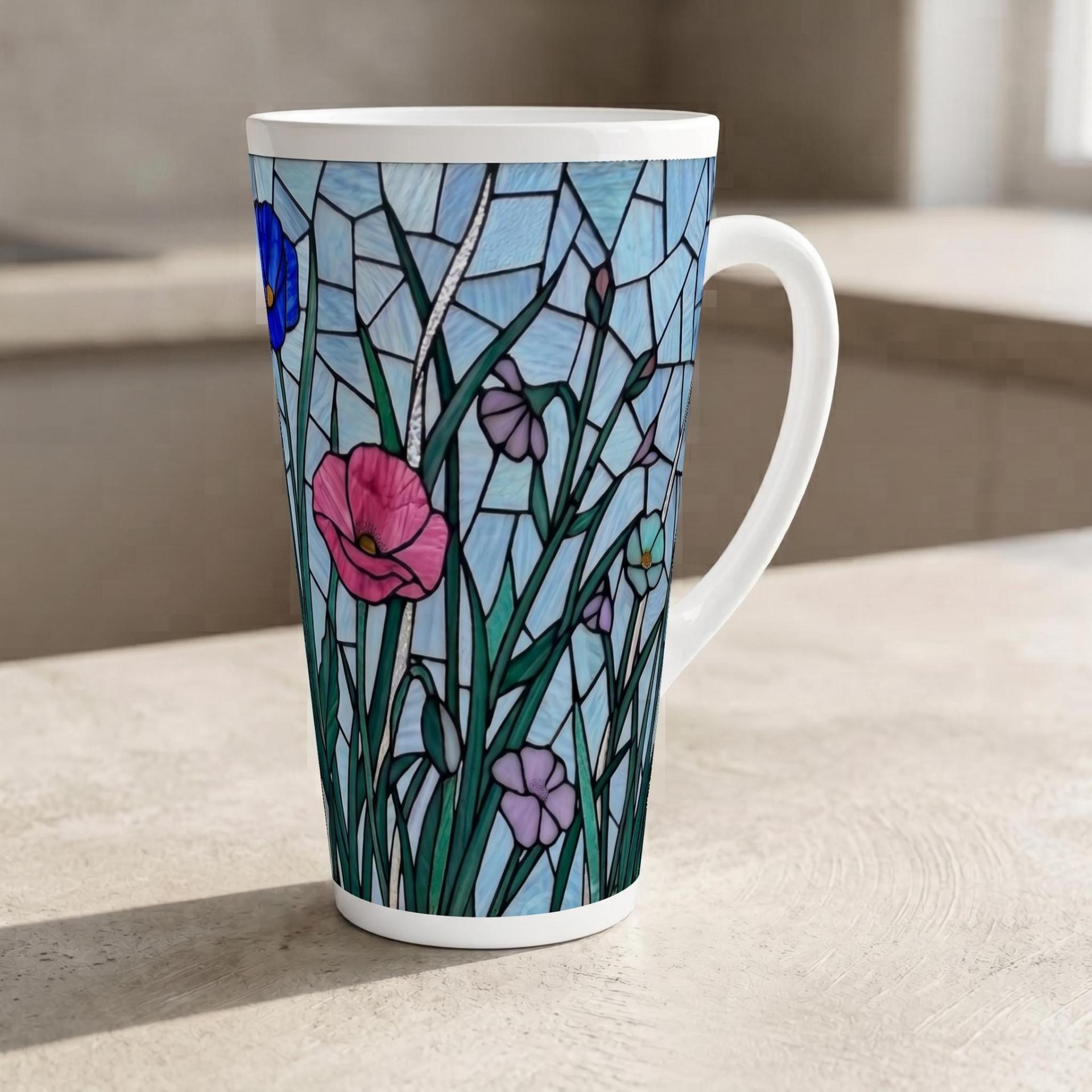 Latte 17oz Ceramic Mug - Coffee or Tea Cup, Extra Tall