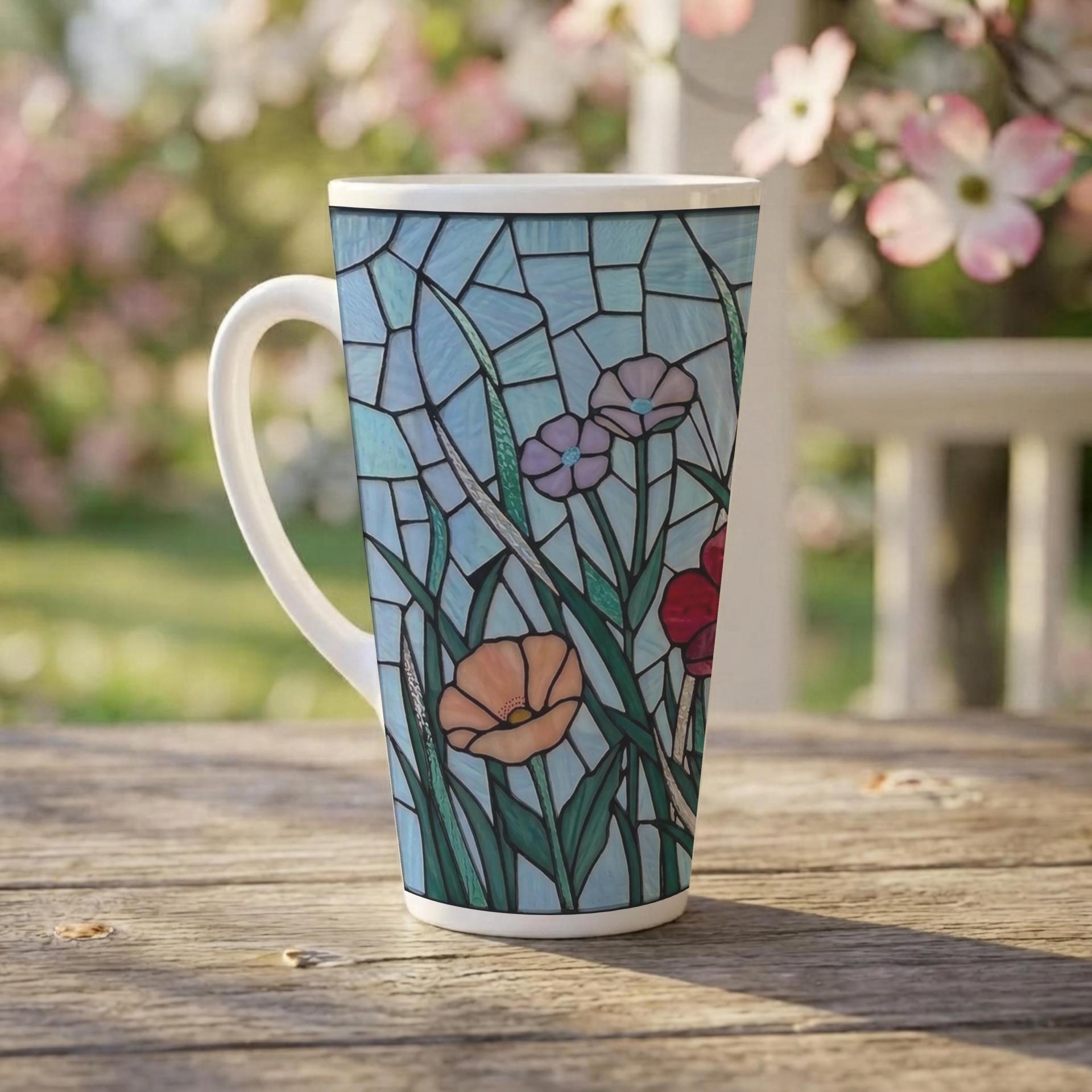 Latte 17oz Ceramic Mug - Coffee or Tea Cup, Extra Tall