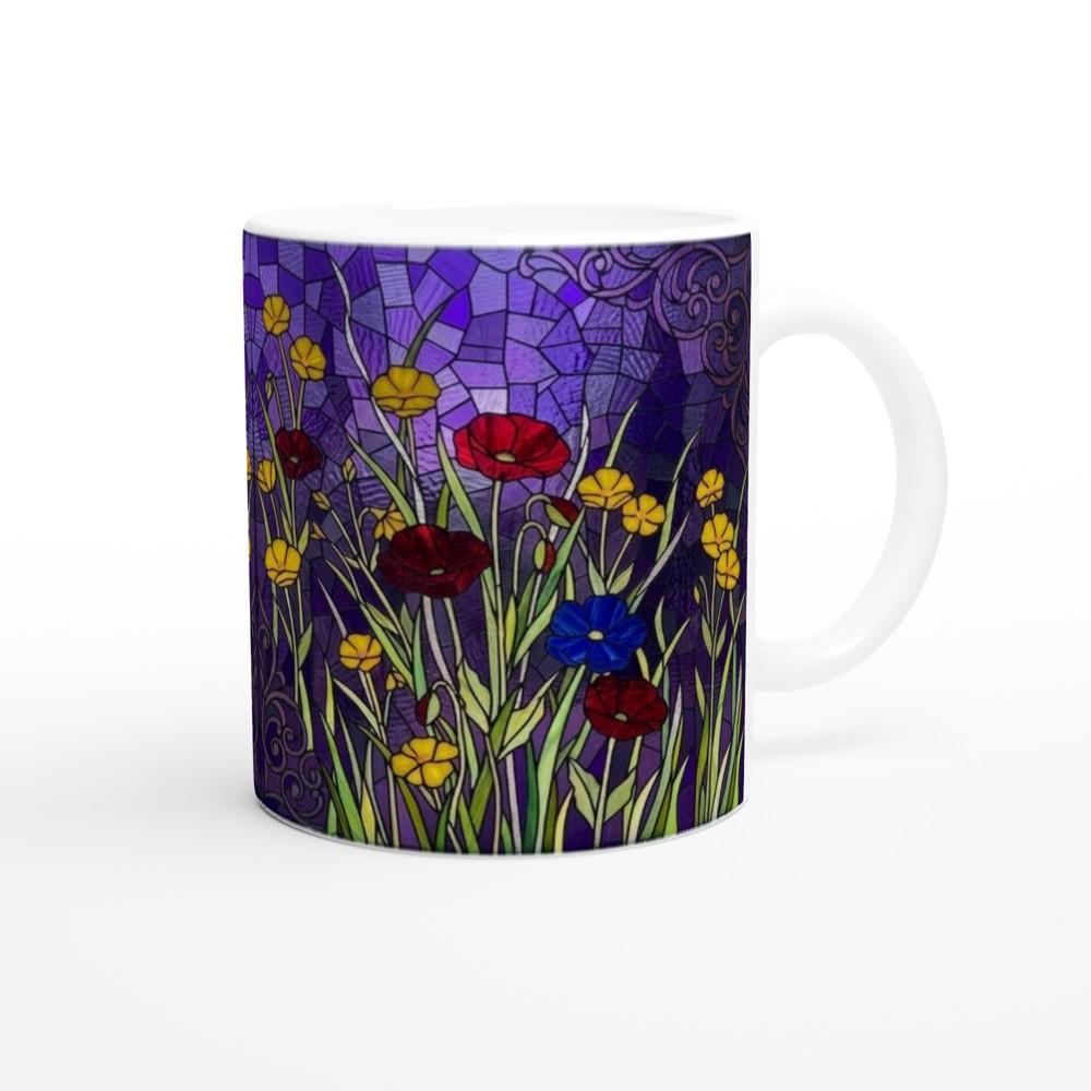 Floral Cups -  Large and Small Ceramic Mugs