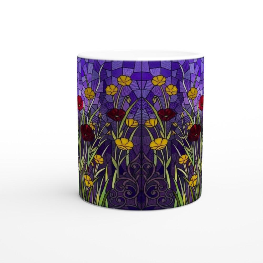 Floral Cups -  Large and Small Ceramic Mugs