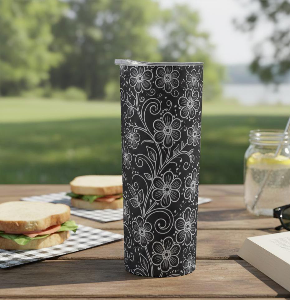 Skinny Tumbler, 20 oz Stainless Steel Insulated Travel Mug
