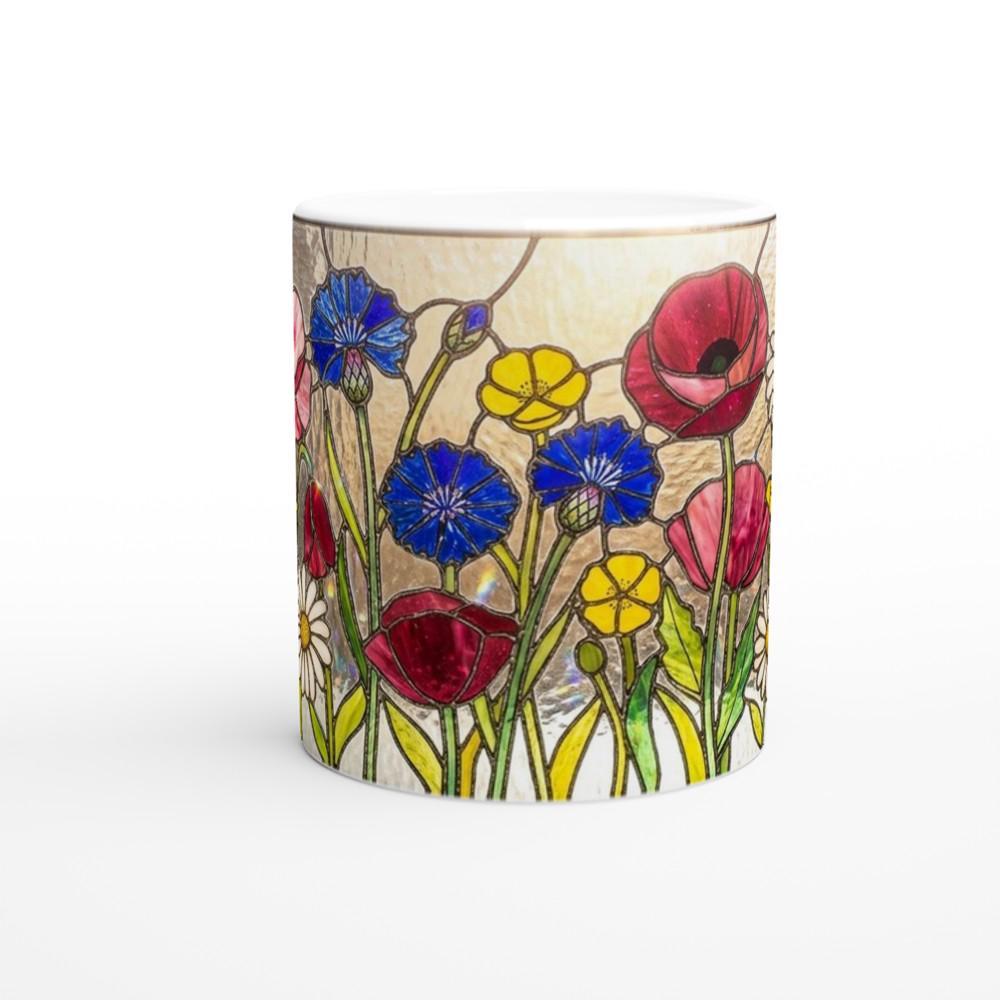 Floral Cups -  Large and Small Ceramic Mugs