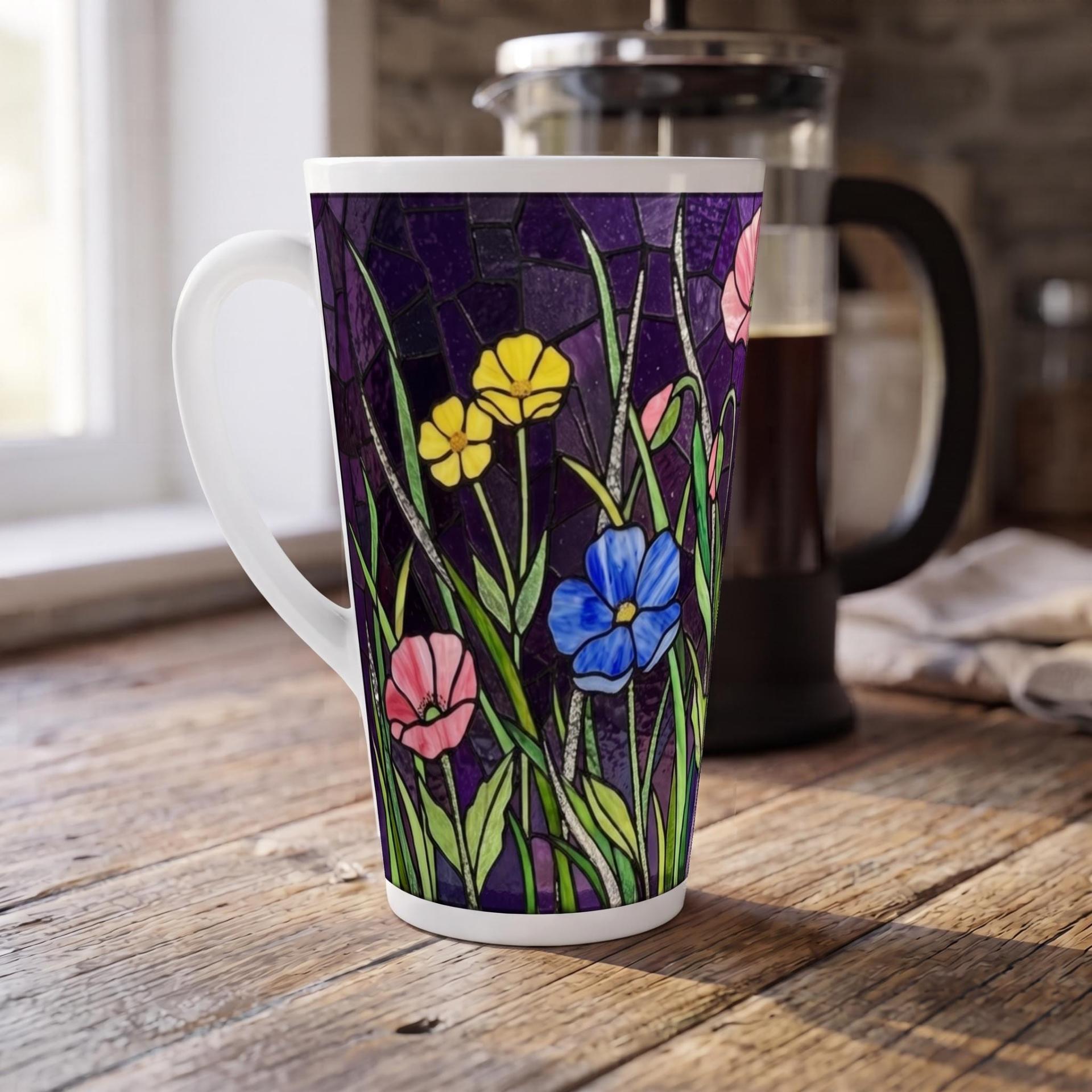 Latte 17oz Ceramic Mug - Coffee or Tea Cup, Extra Tall