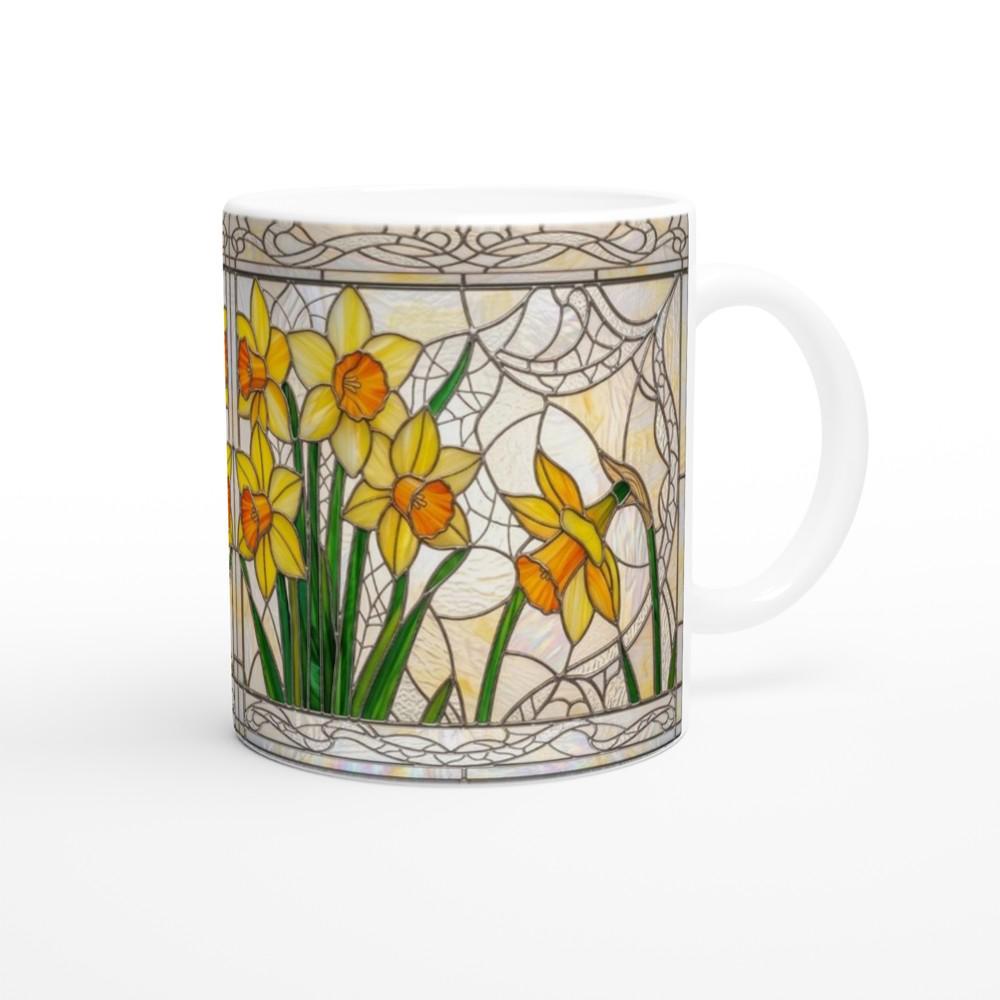 Floral Cups -  Large and Small Ceramic Mugs