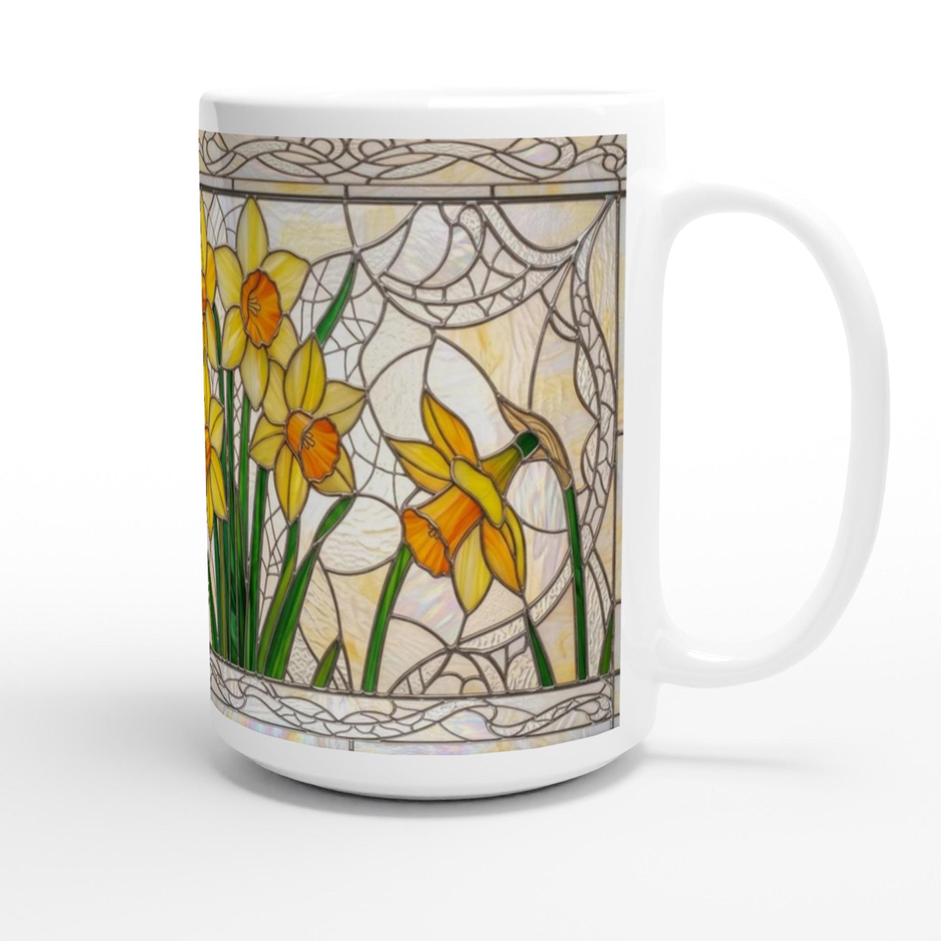 Floral Cups -  Large and Small Ceramic Mugs