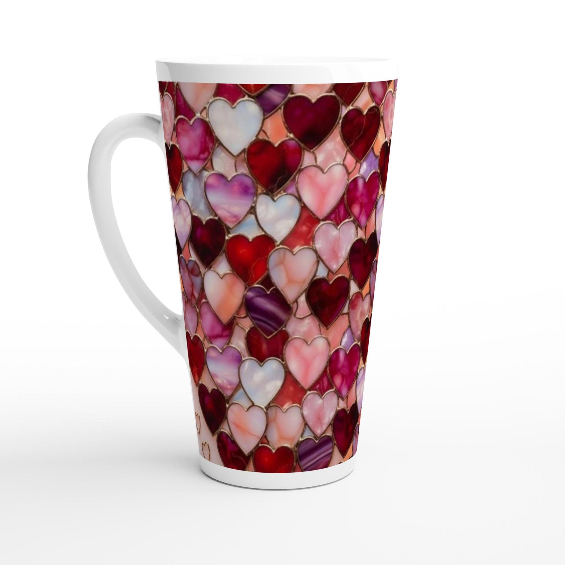 Latte 17oz Ceramic Mug - Coffee or Tea Cup, Extra Tall
