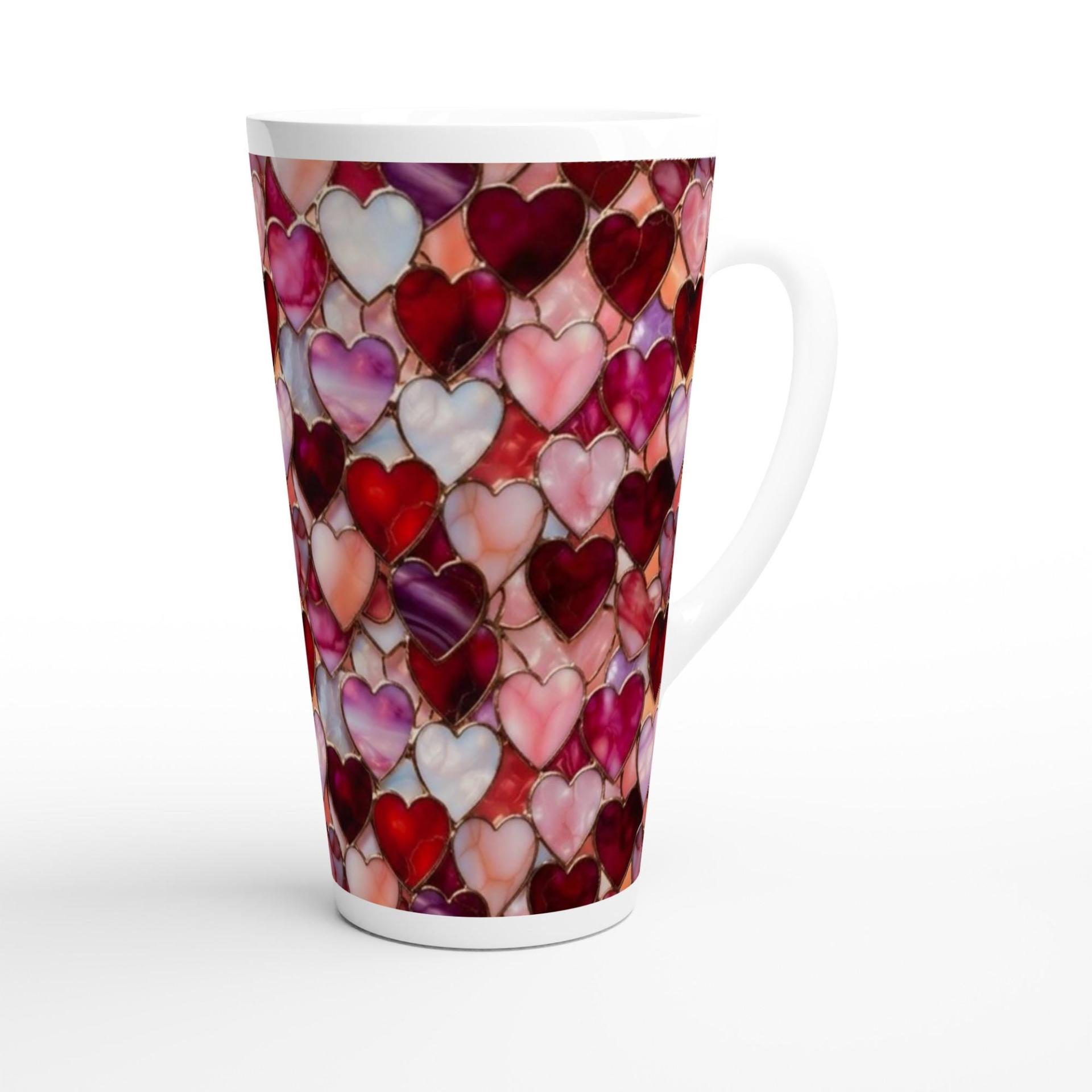 Latte 17oz Ceramic Mug - Coffee or Tea Cup, Extra Tall