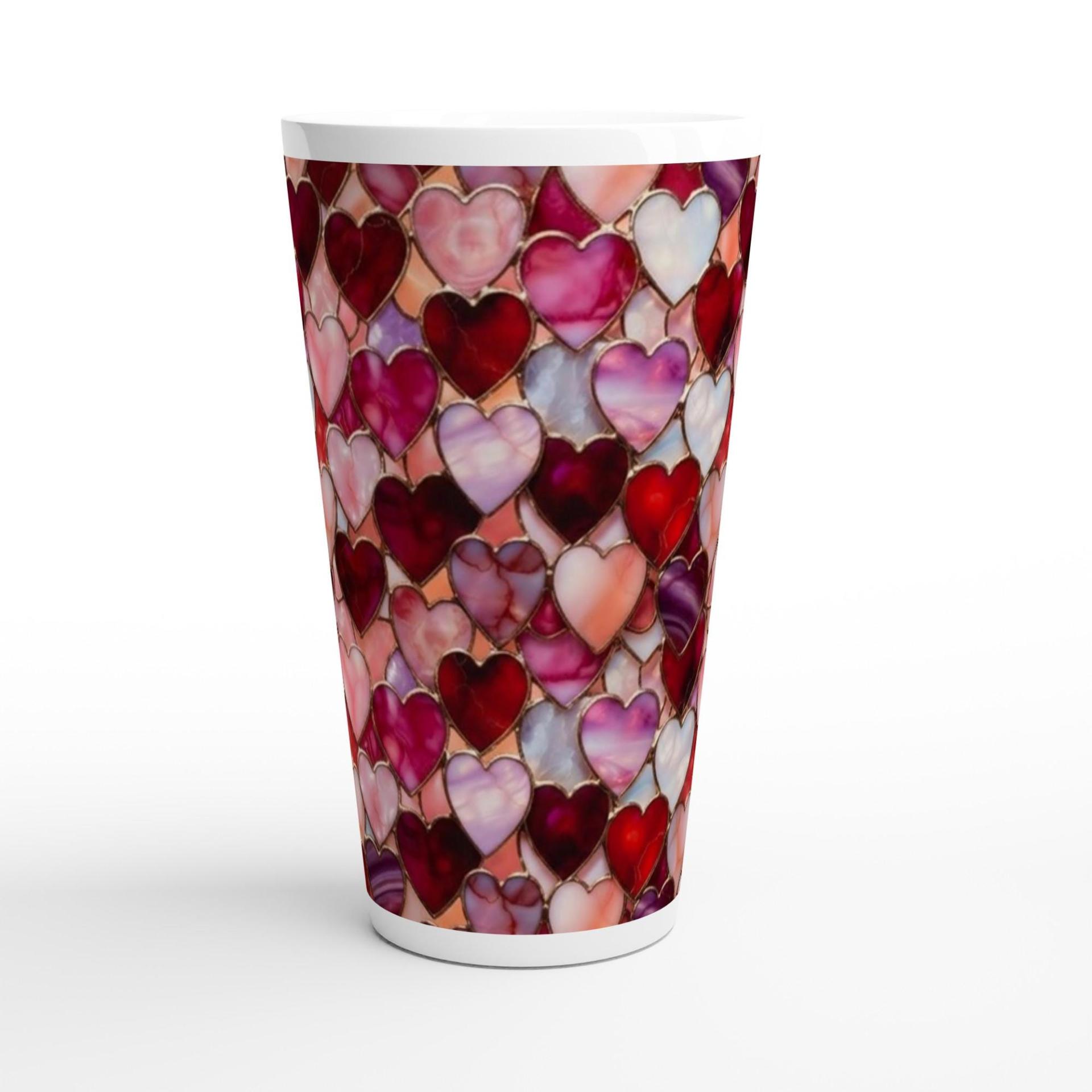 Latte 17oz Ceramic Mug - Coffee or Tea Cup, Extra Tall