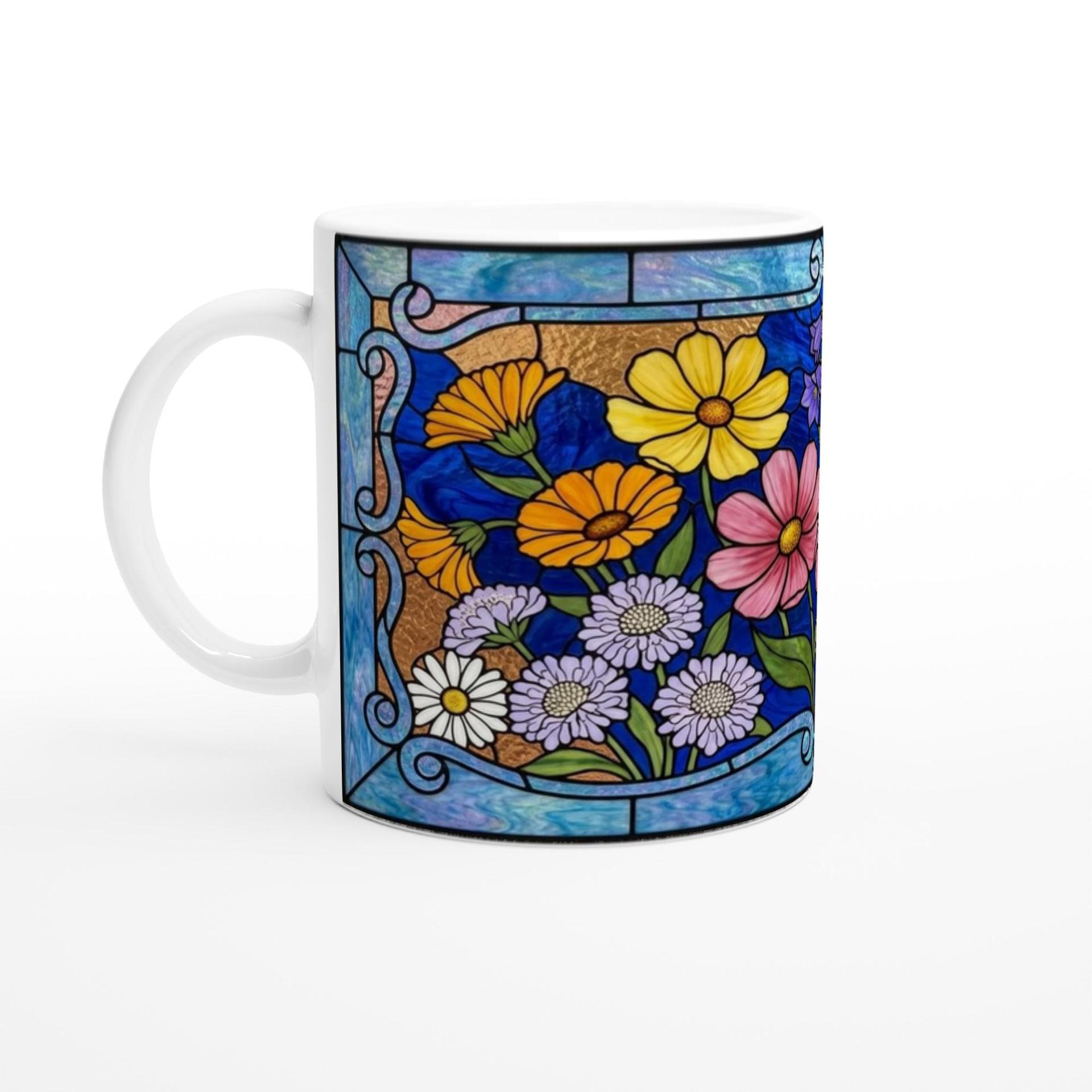 Large and Small Ceramic Mug Set, 15oz and 11oz Cups