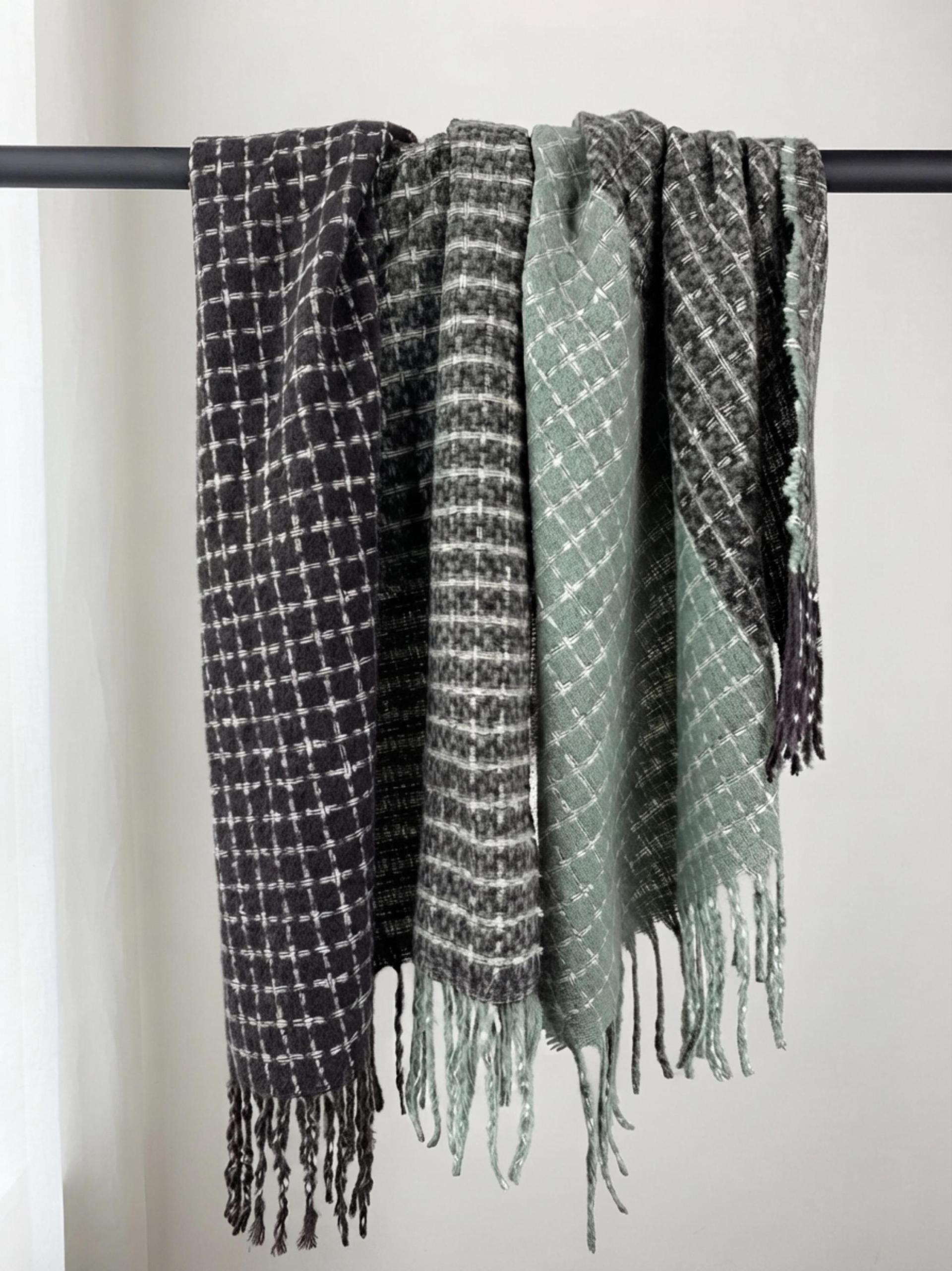Multiple Colors, Thick Pashmina Shawl & Scarf for Women, Blanket Shawl, Wrap
