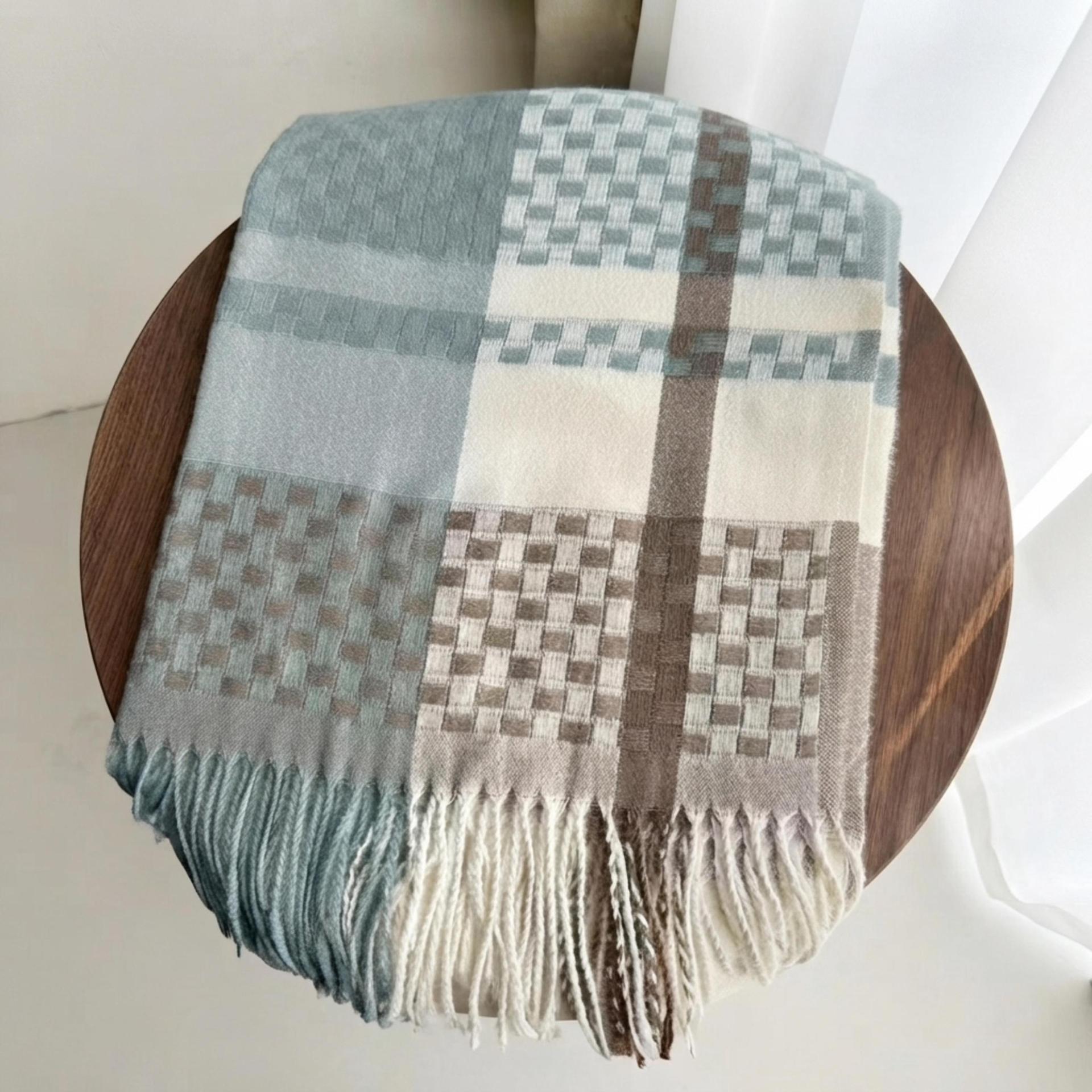 Thick Pashmina Shawl & Scarf for Women, Blanket Shawl, Wrap
