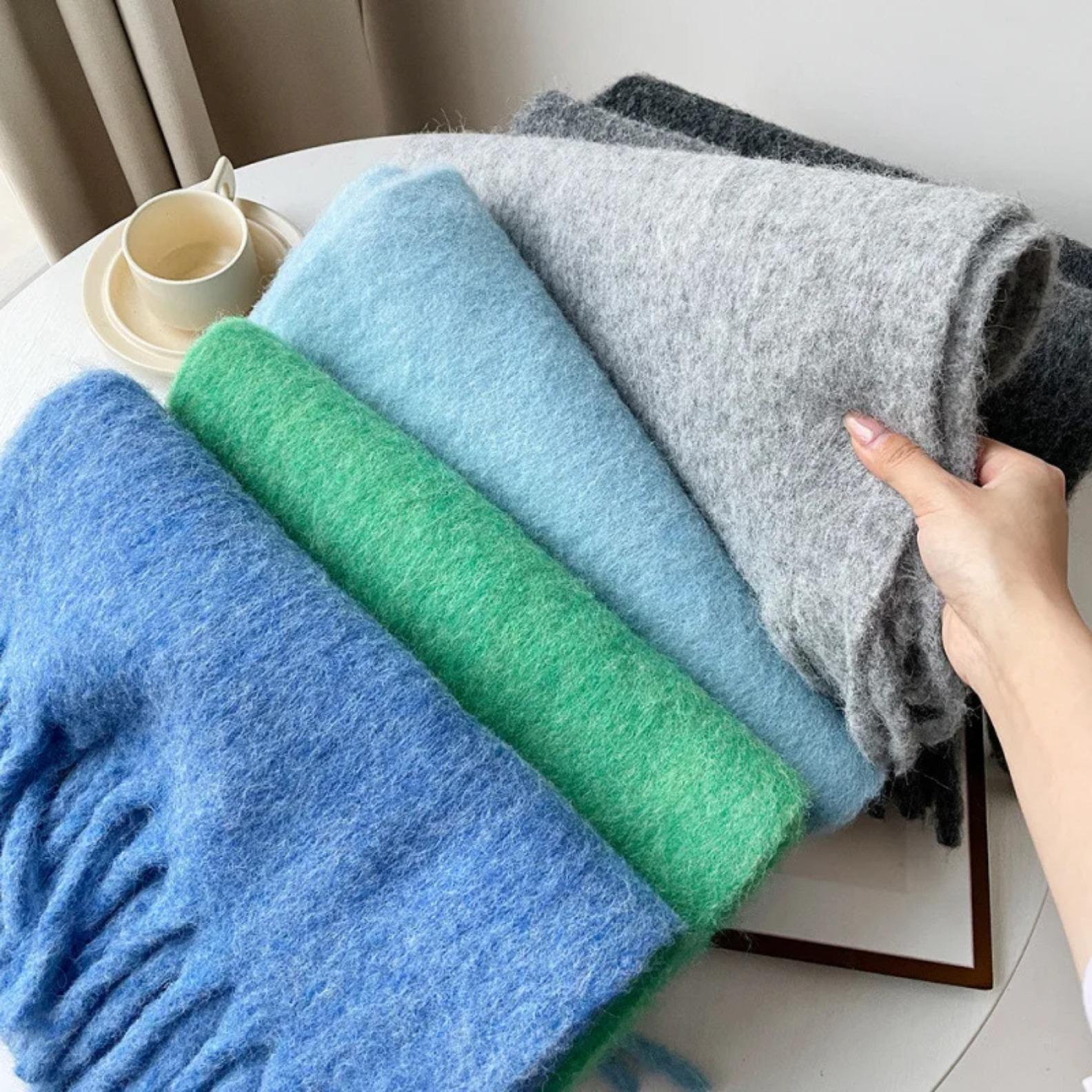 Multiple Colors, Long Thick Scarf, Extra Soft and Fluffy Scarf