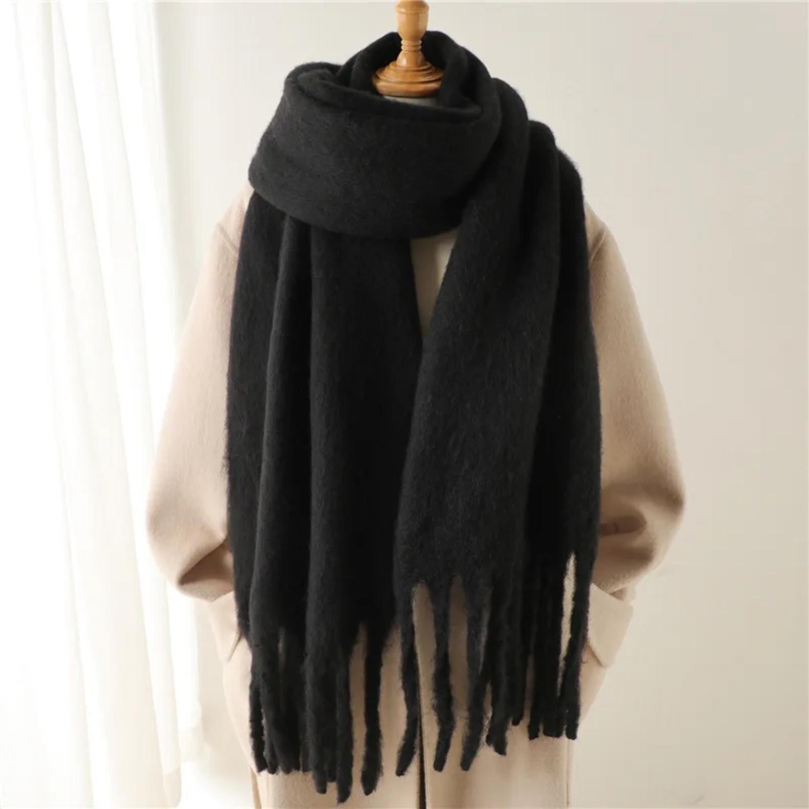 Multiple Colors, Long Thick Scarf, Extra Soft and Fluffy Scarf