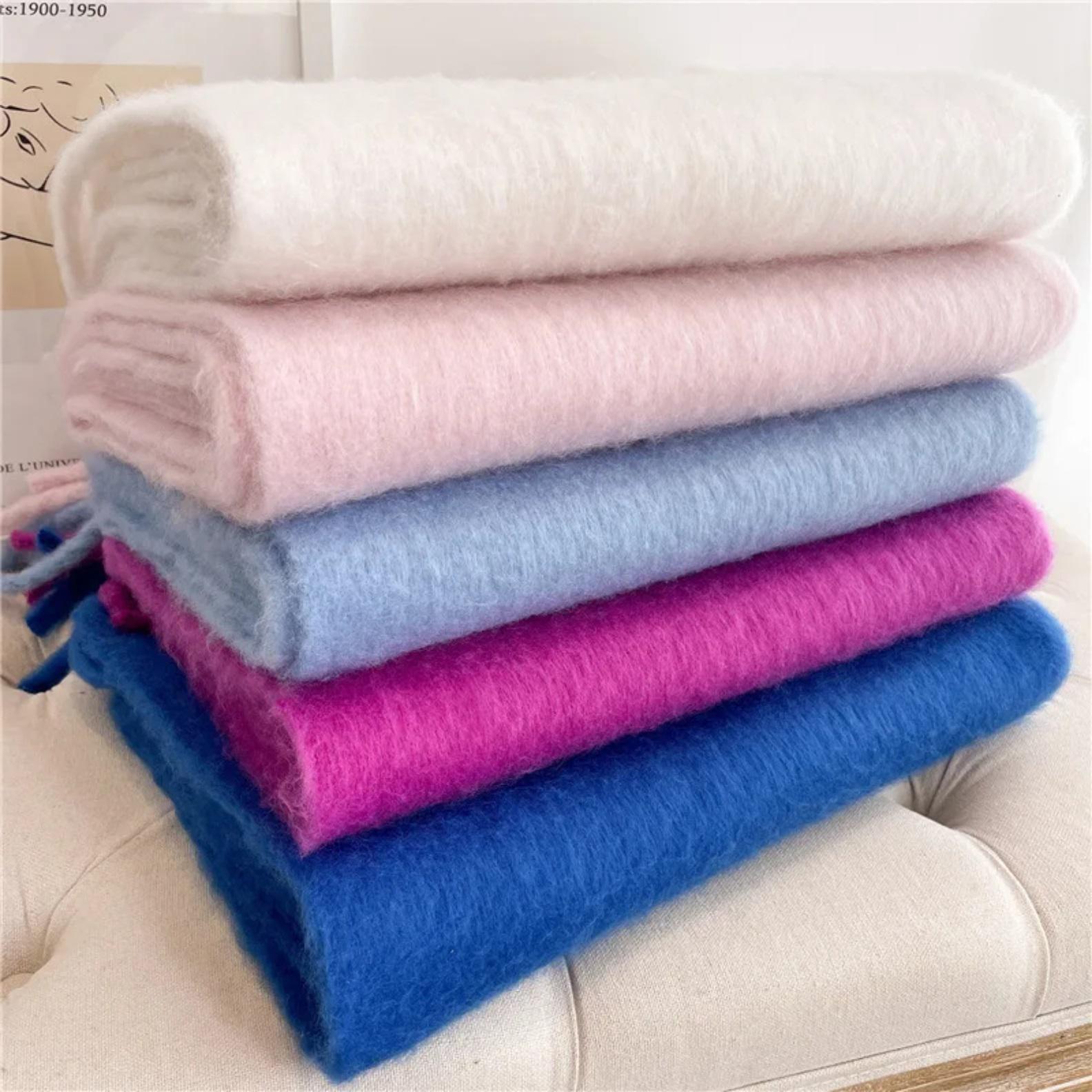 Multiple Colors, Long Thick Scarf, Extra Soft and Fluffy Scarf