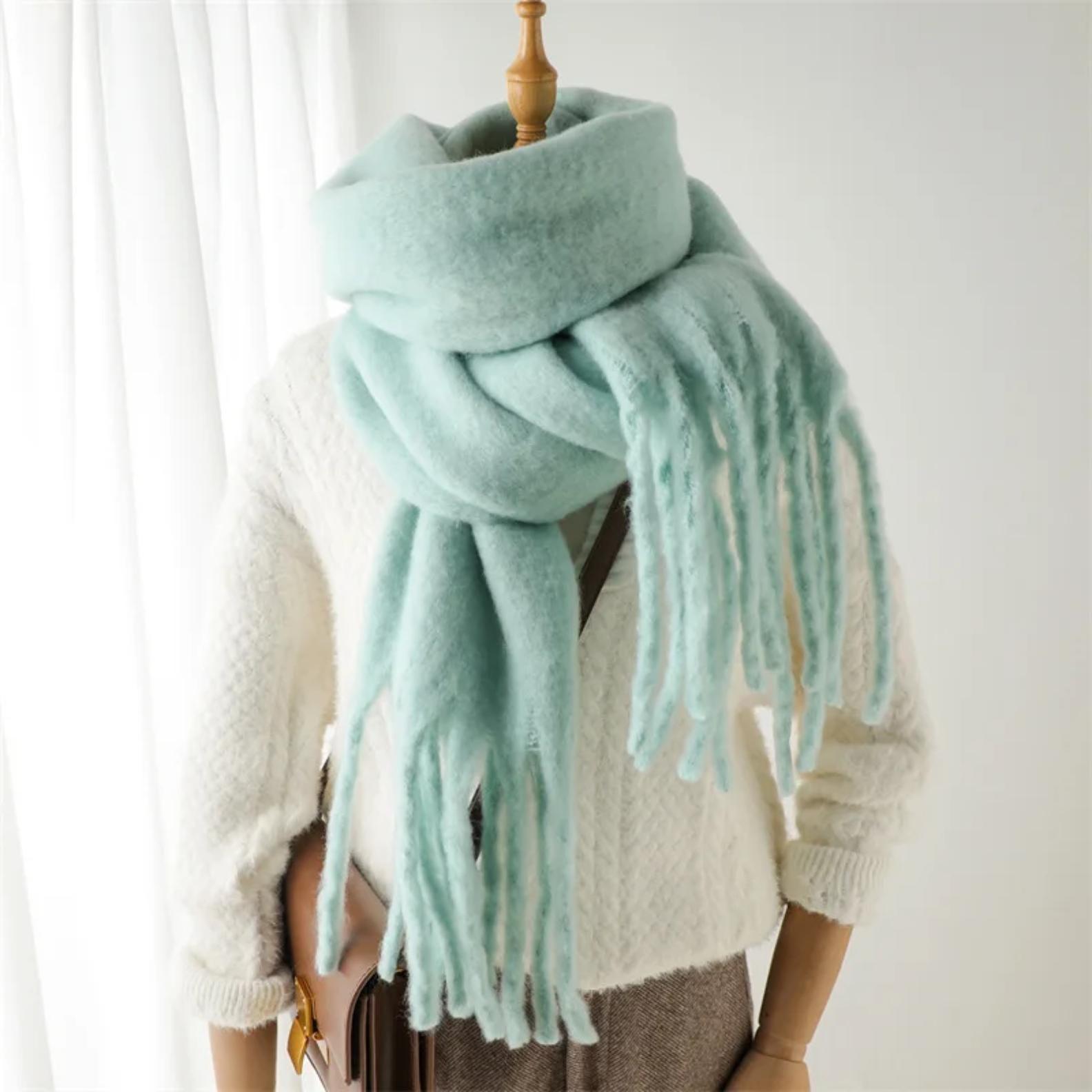 Multiple Colors, Long Thick Scarf, Extra Soft and Fluffy Scarf