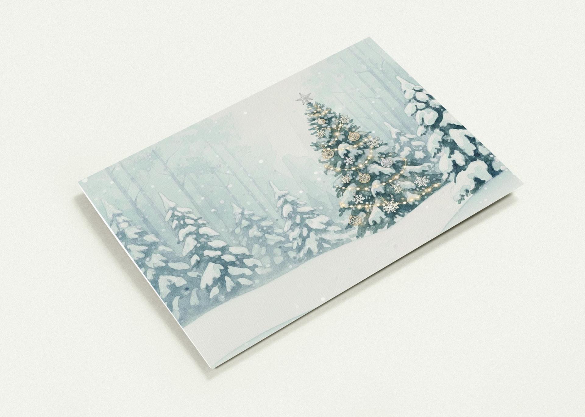 Cards - Winter Forest - Christmas Cards, in singles or bulk packs