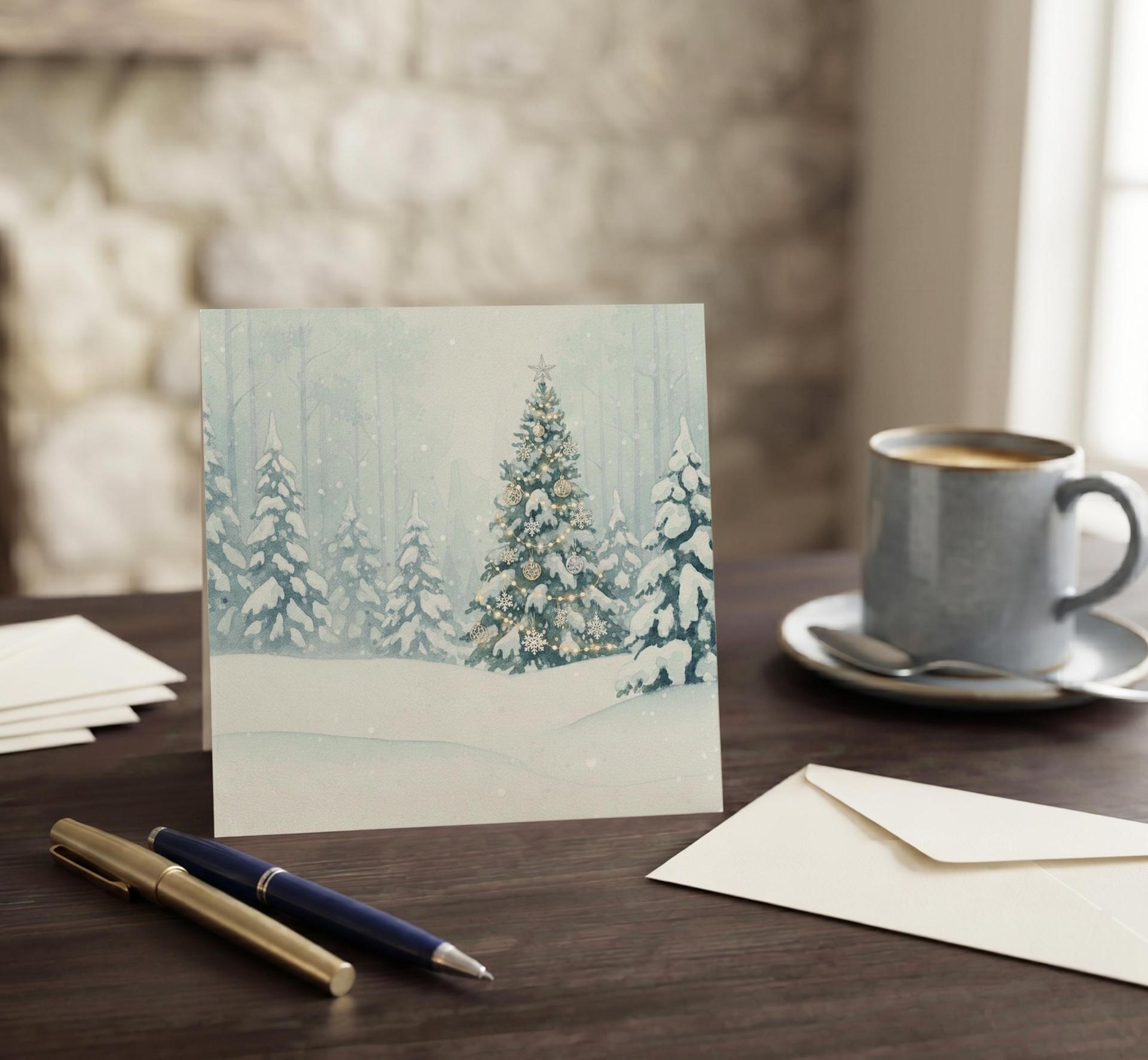 Cards - Winter Forest - Christmas Cards, in singles or bulk packs