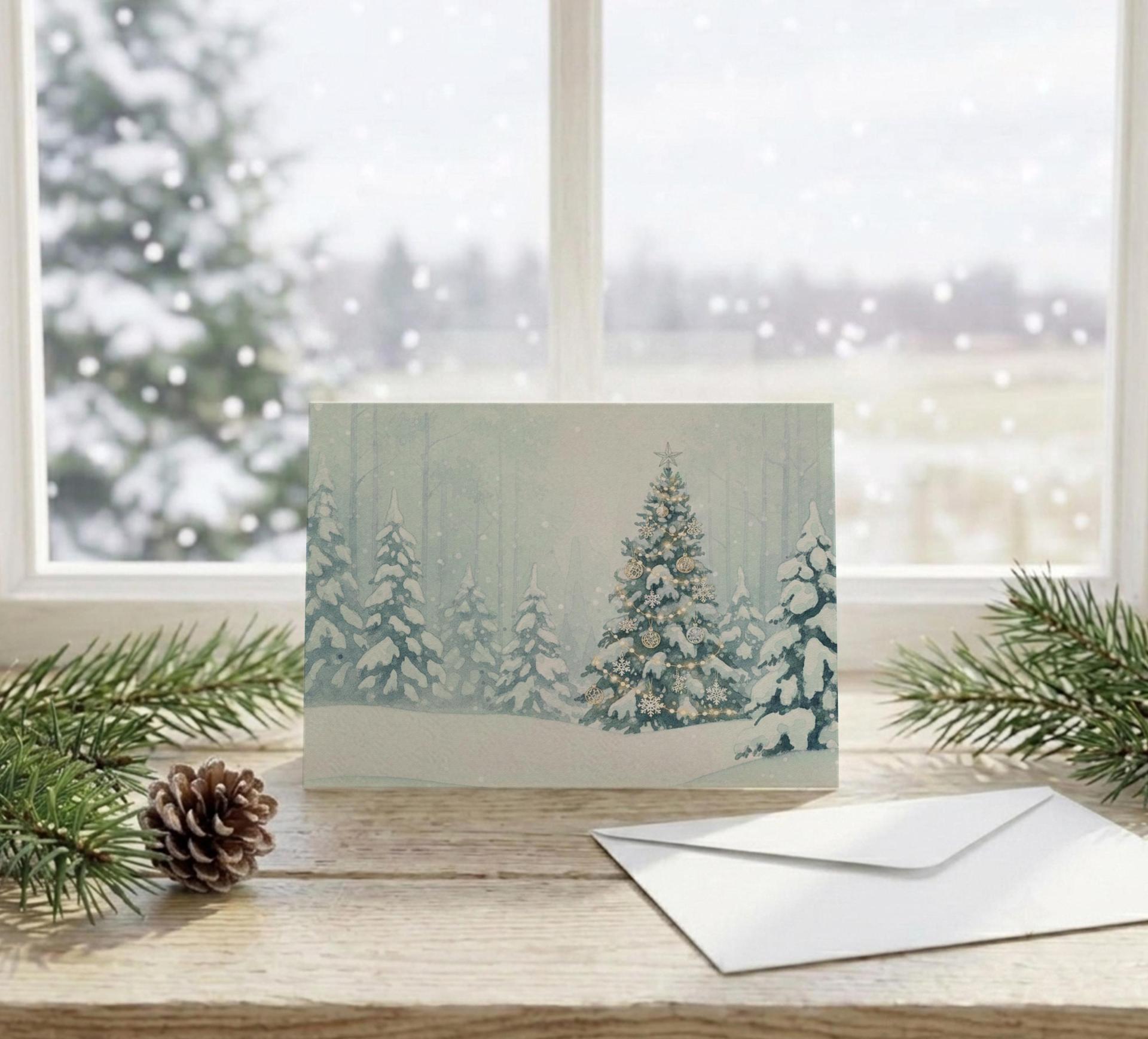 Cards - Winter Forest - Christmas Cards, in singles or bulk packs