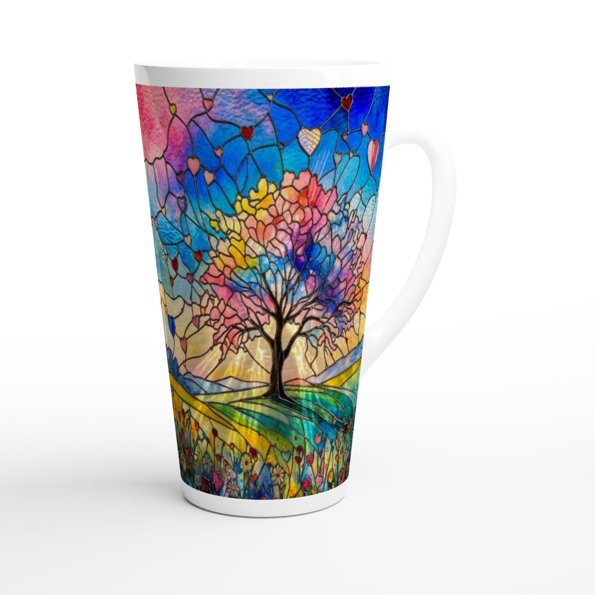 Latte 17oz Ceramic Mug - Coffee or Tea Cup, Extra Tall