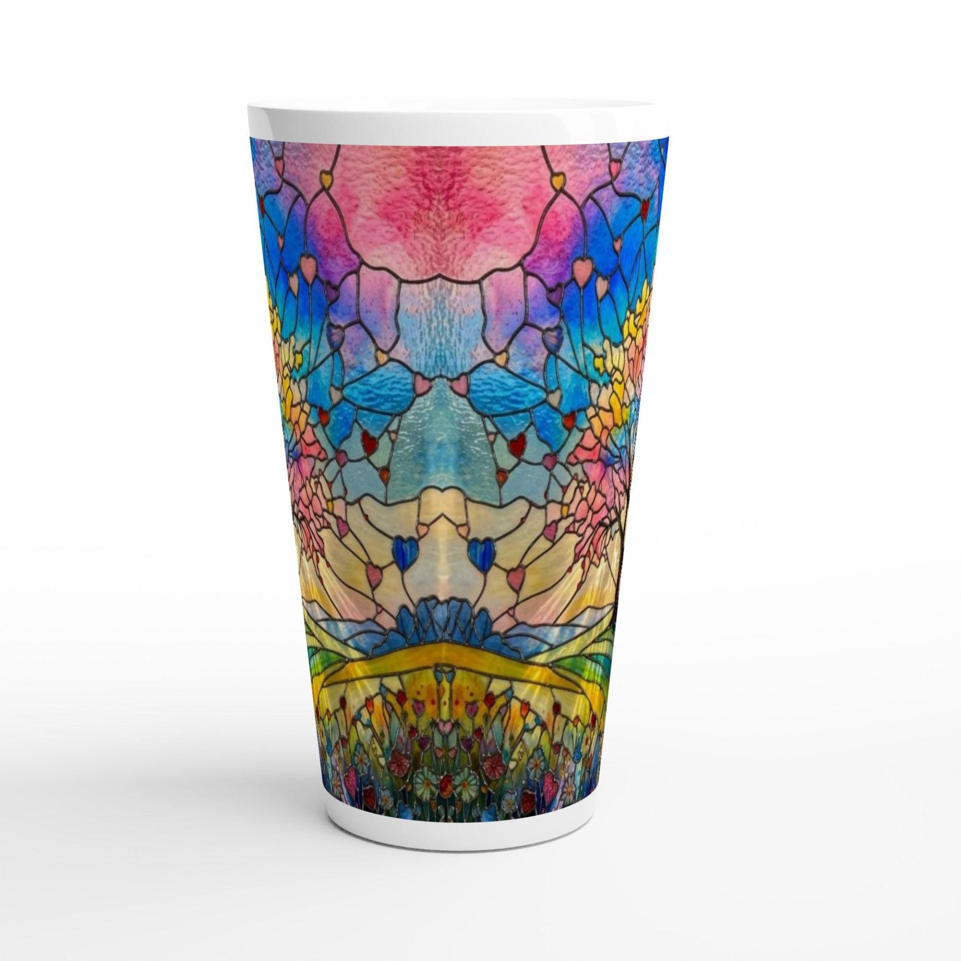 Latte 17oz Ceramic Mug - Coffee or Tea Cup, Extra Tall