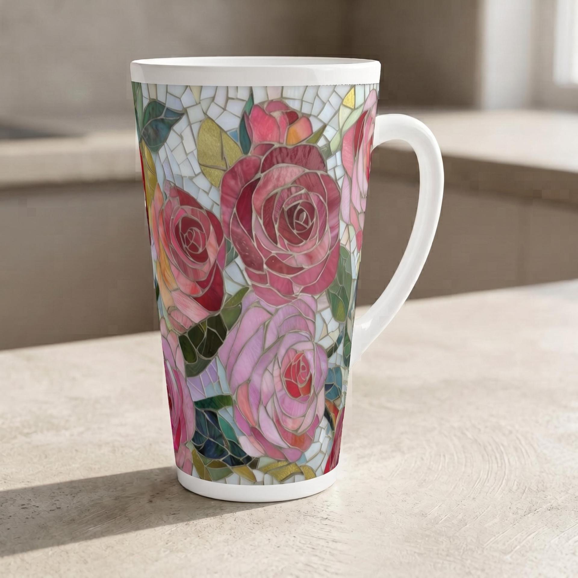Latte 17oz Ceramic Mug - Coffee or Tea Cup, Extra Tall