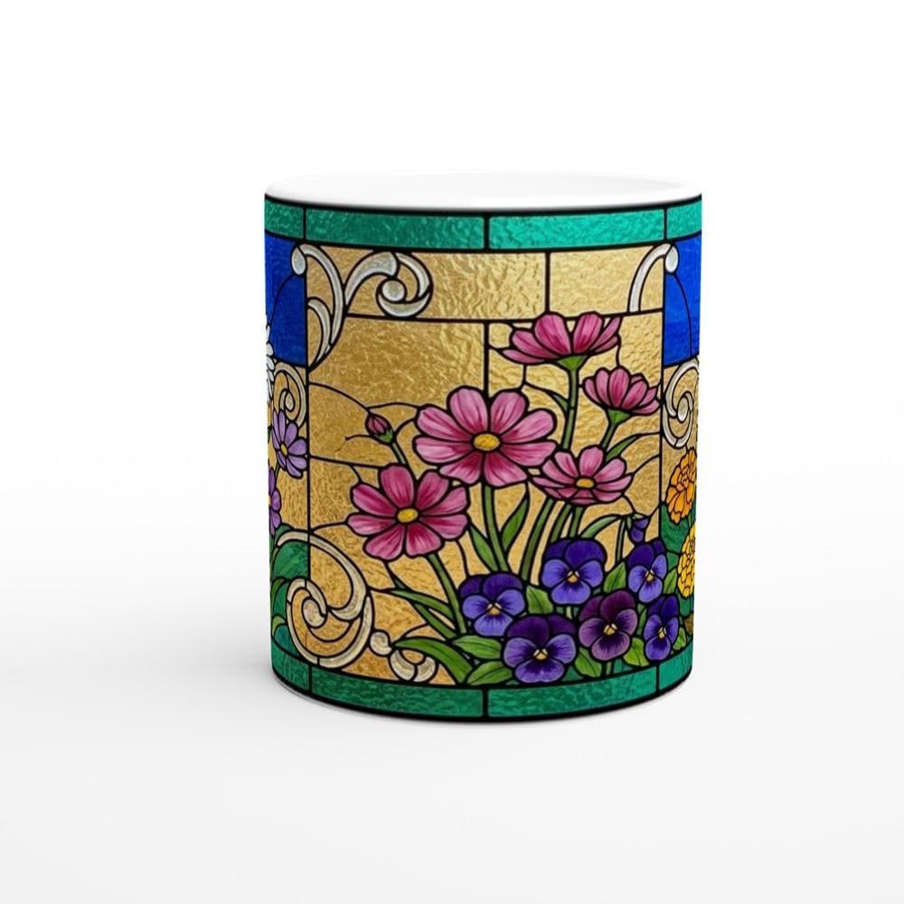 Large and Small Ceramic Mug Set, 15oz and 11oz Cups