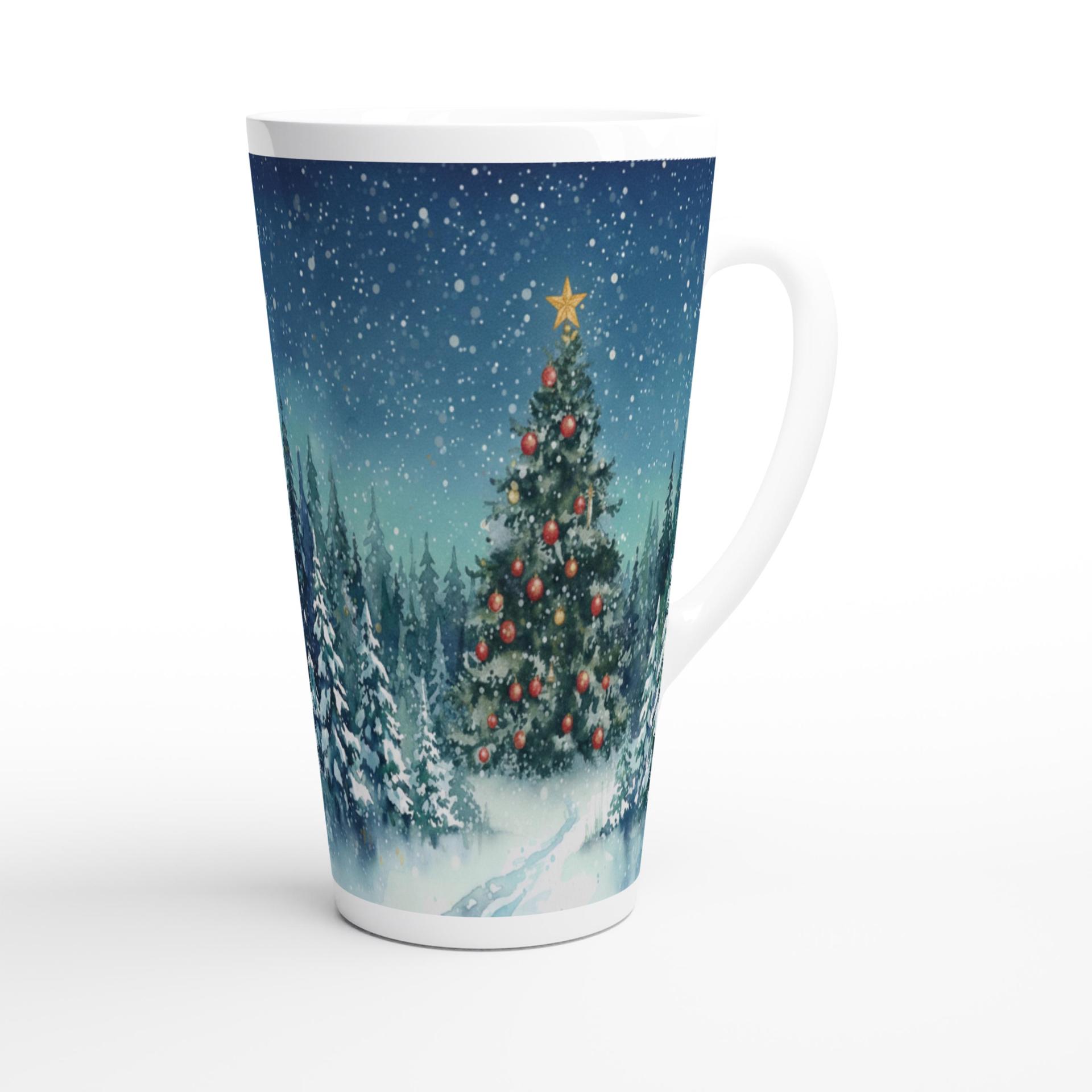 Latte 17oz Ceramic Mug - Coffee or Tea Cup, Extra Tall