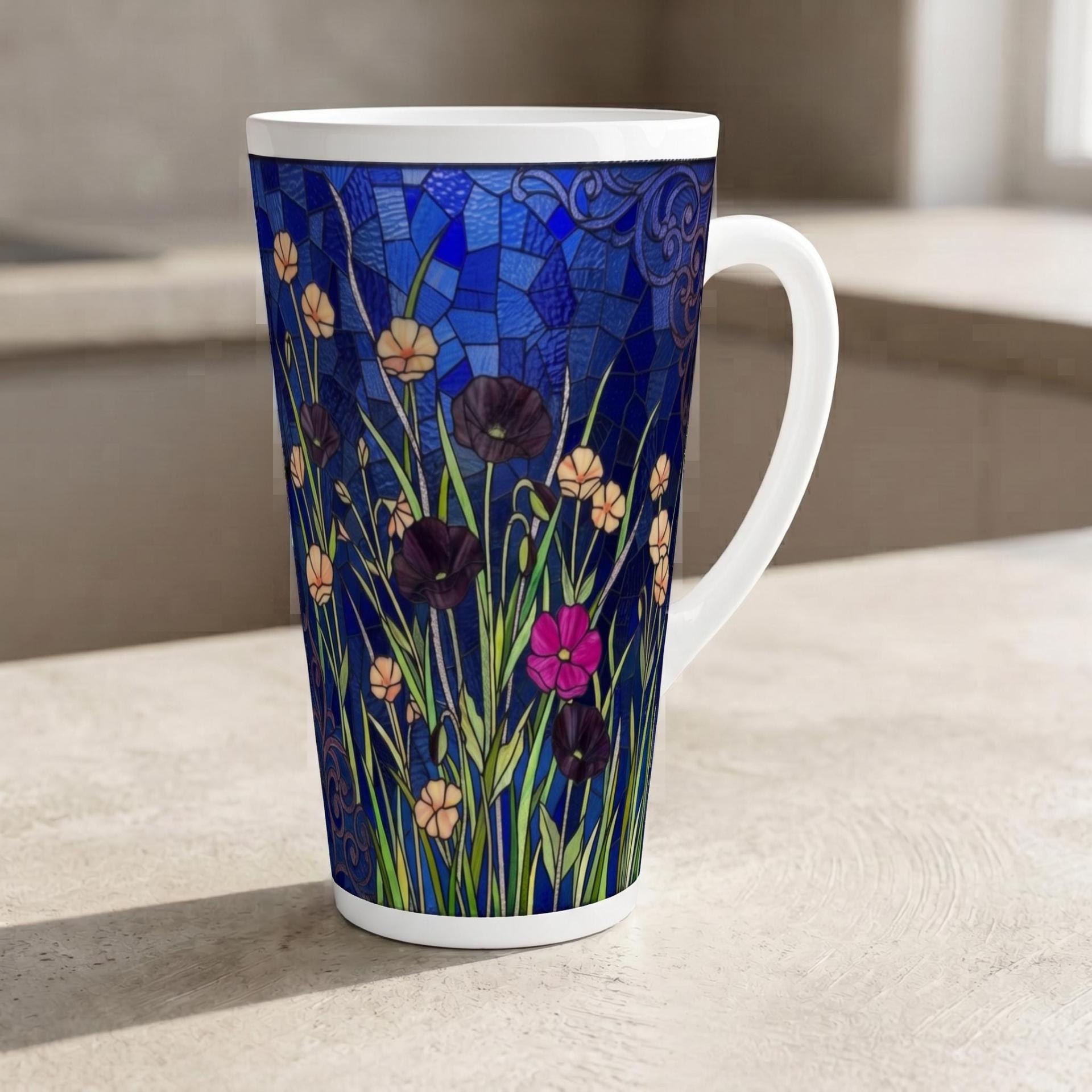 Latte 17oz Ceramic Mug - Coffee or Tea Cup, Extra Tall