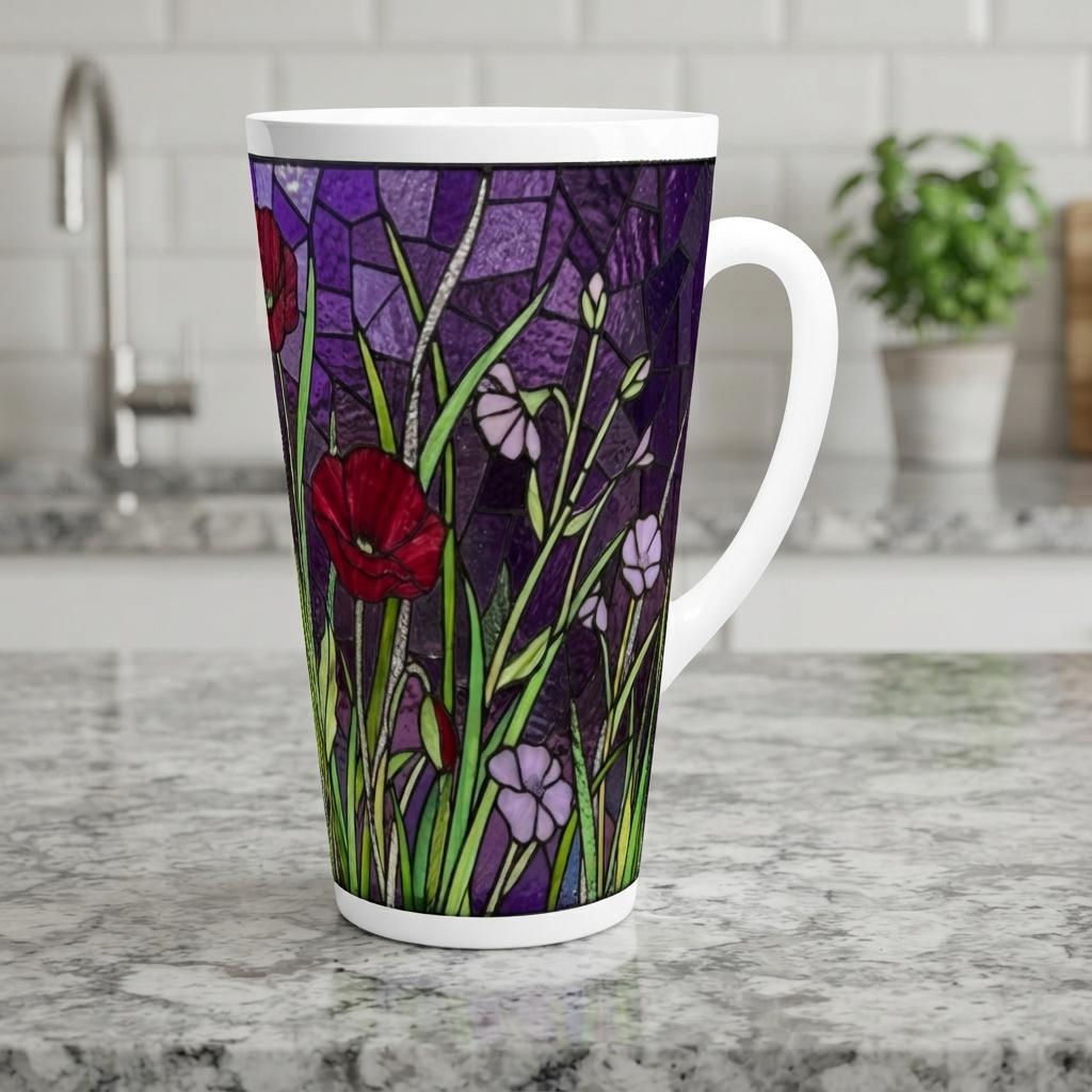 Latte 17oz Ceramic Mug - Coffee or Tea Cup, Extra Tall