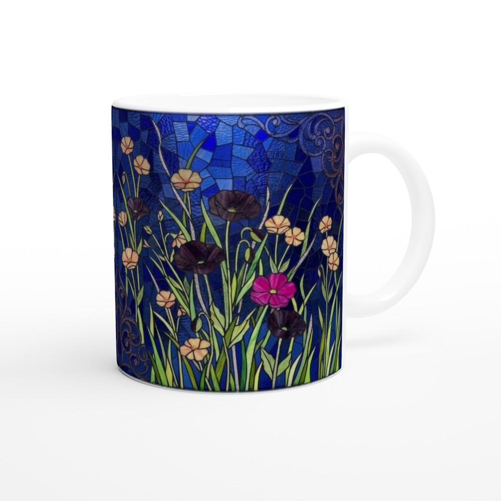 Floral Cups -  Large and Small Ceramic Mugs