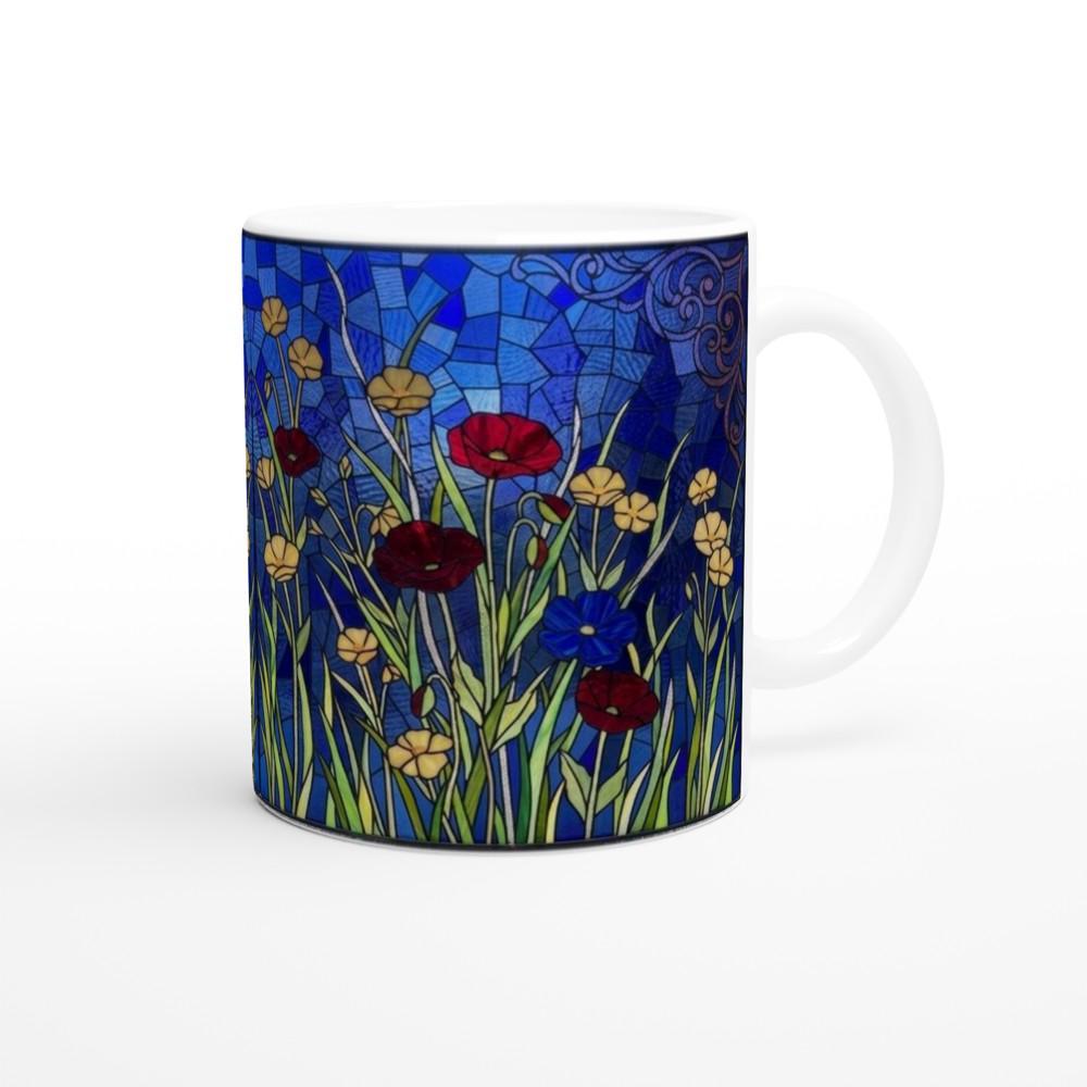 Floral Cups -  Large and Small Ceramic Mugs