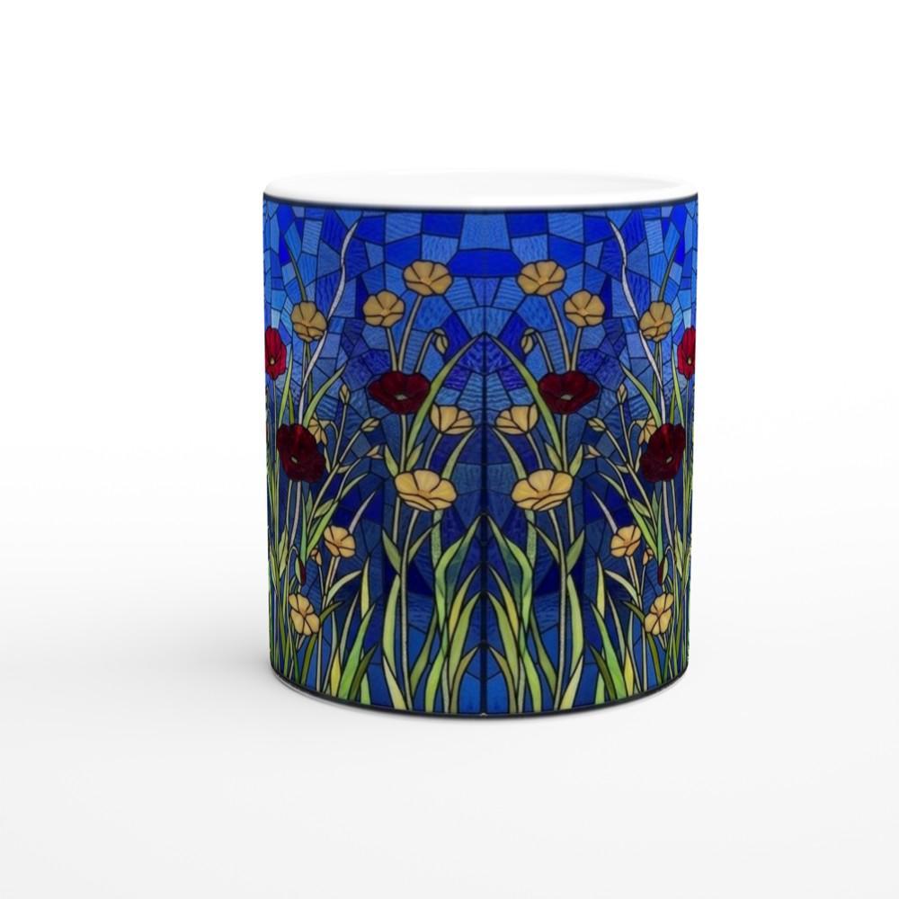 Floral Cups -  Large and Small Ceramic Mugs
