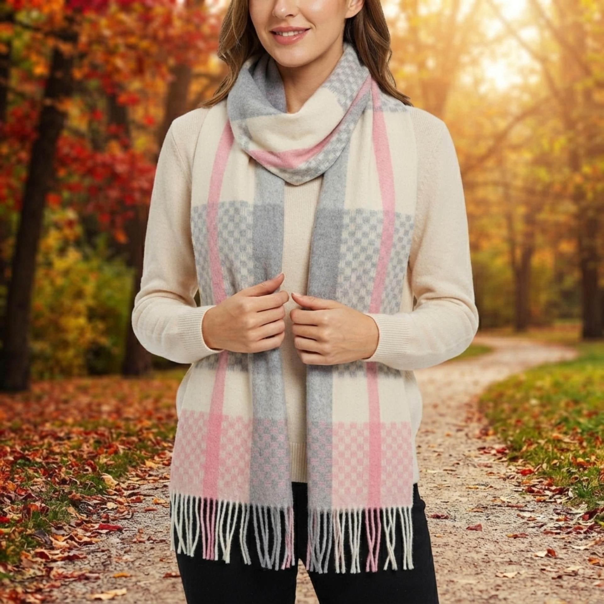 Thick Pashmina Shawl & Scarf for Women, Blanket Shawl, Wrap