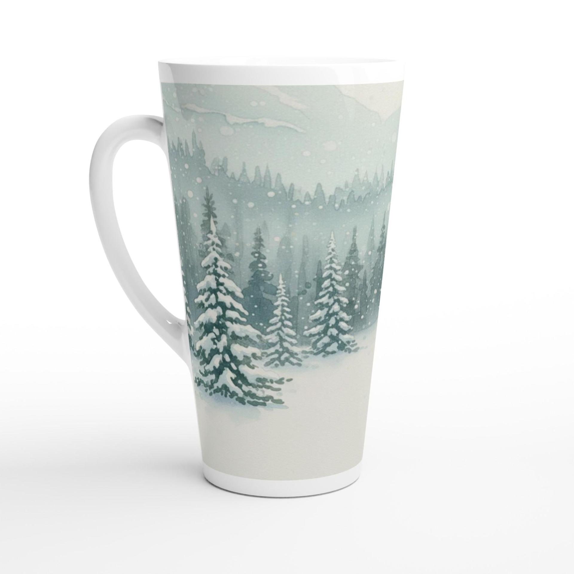 Latte 17oz Ceramic Mug - Coffee or Tea Cup, Extra Tall
