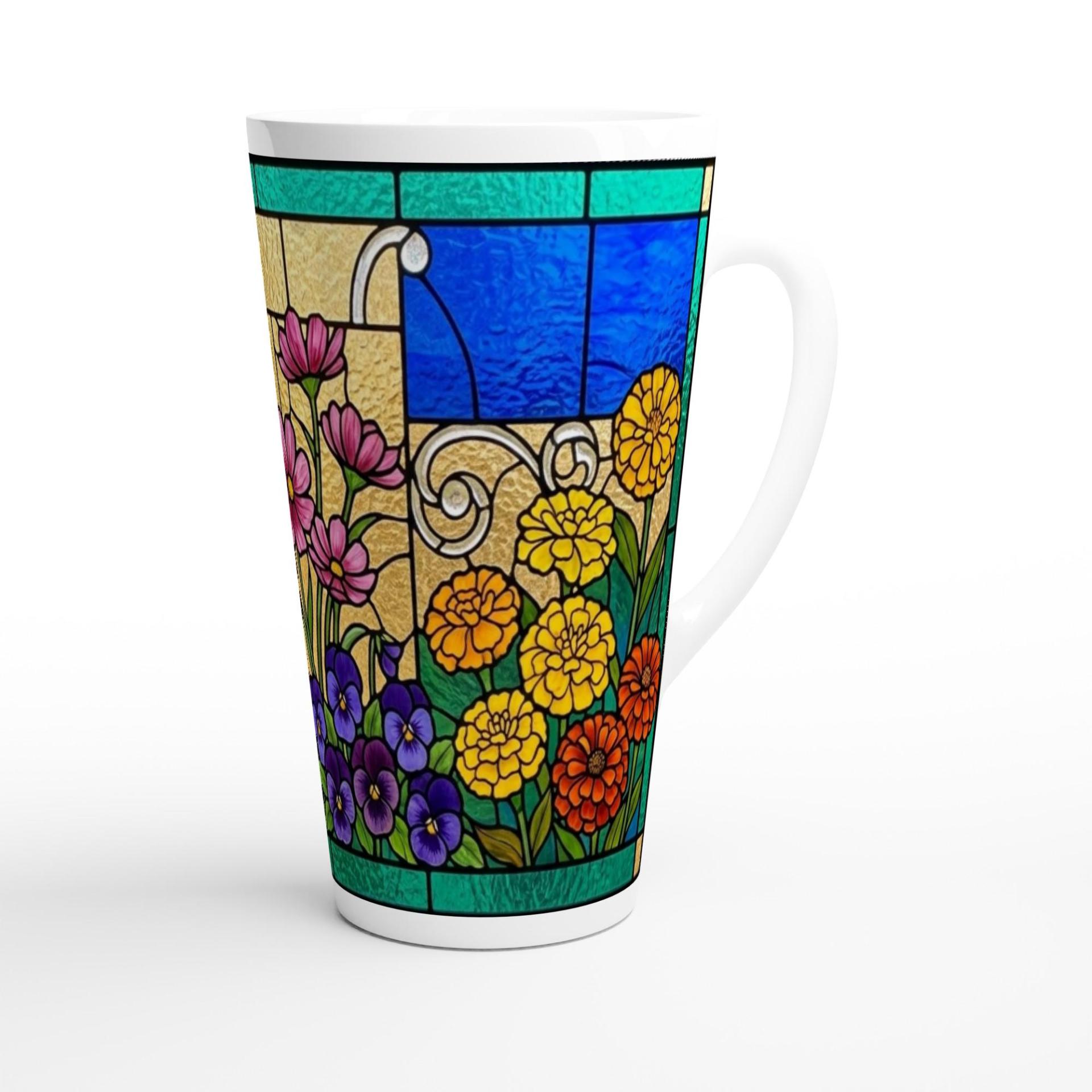 Latte 17oz Ceramic Mug - Coffee or Tea Cup, Extra Tall