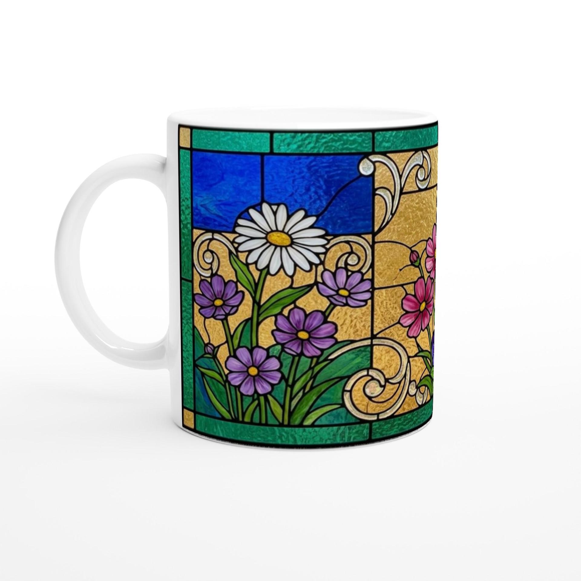 Large and Small Ceramic Mug Set, 15oz and 11oz Cups