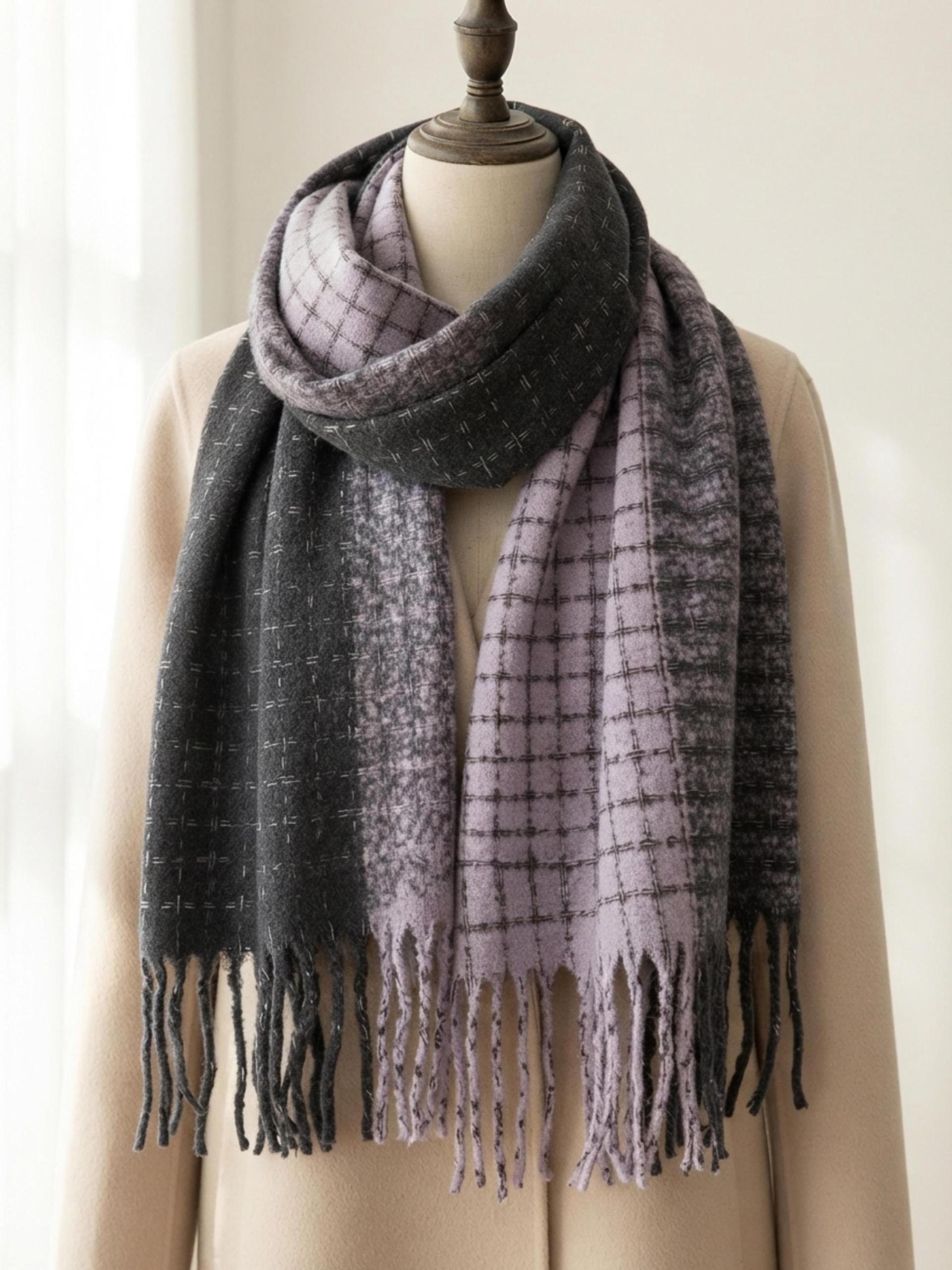 Multiple Colors, Thick Pashmina Shawl & Scarf for Women, Blanket Shawl, Wrap