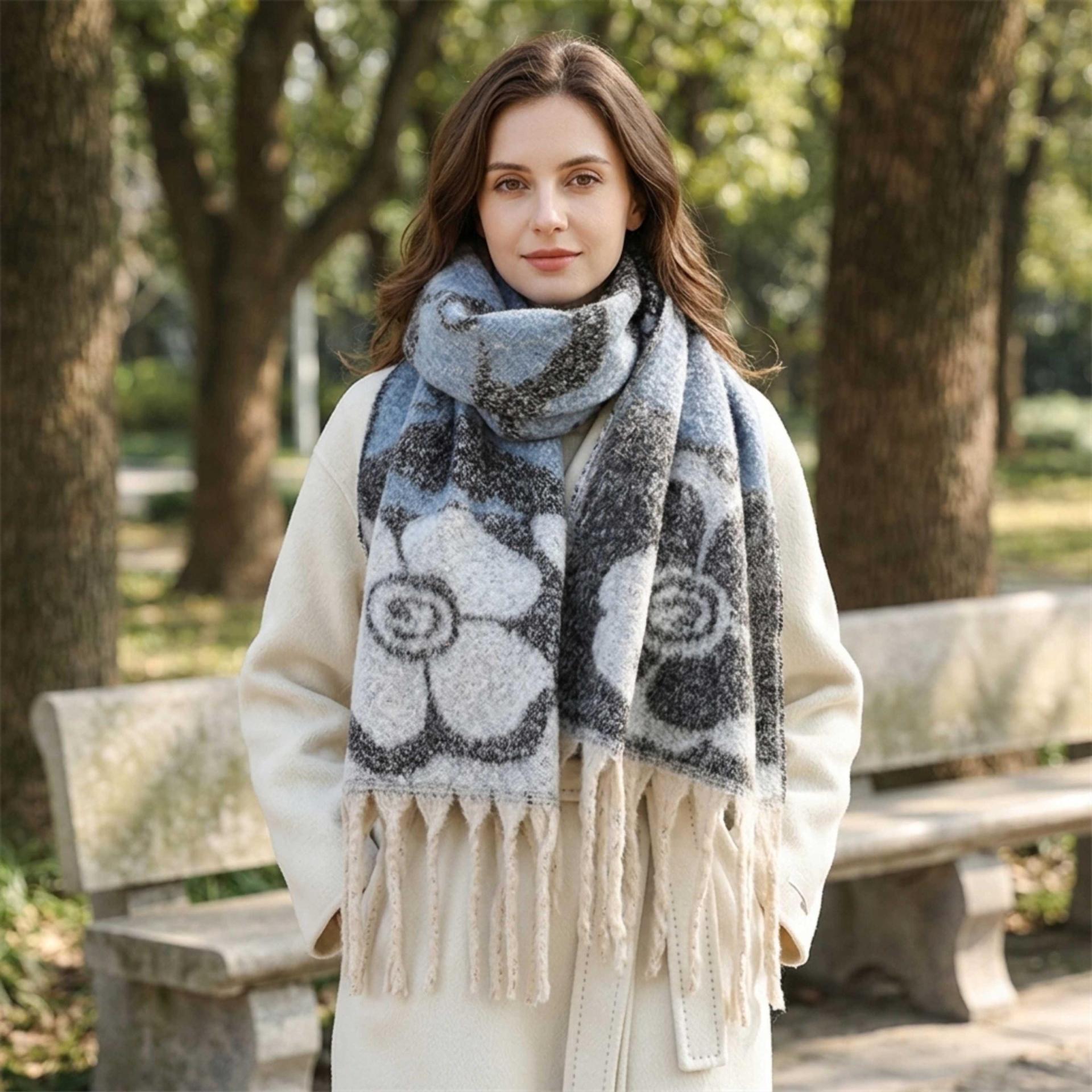Long Thick Scarf, Extra Soft and Fluffy Scarf