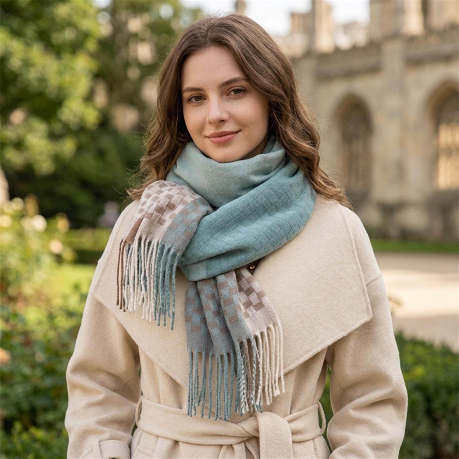 Thick Pashmina Shawl & Scarf for Women, Blanket Shawl, Wrap