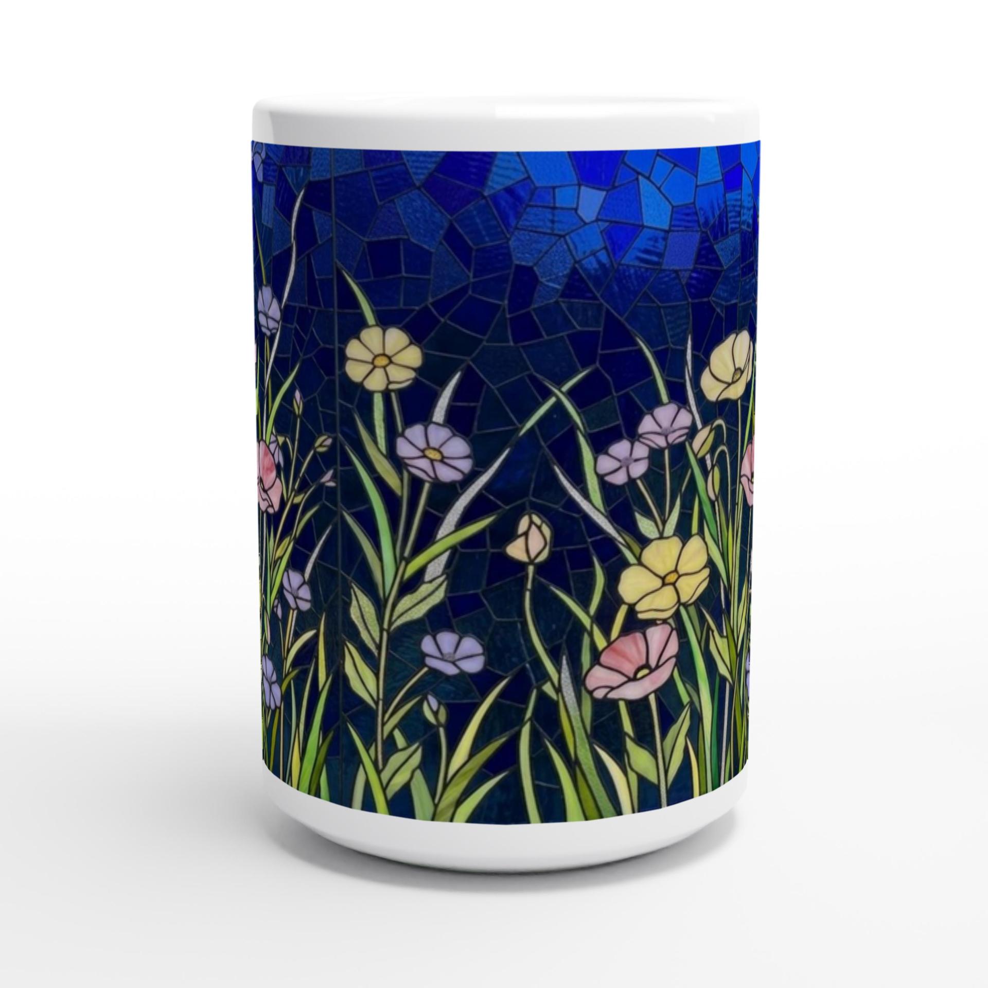 Floral Cups -  Large and Small Ceramic Mugs