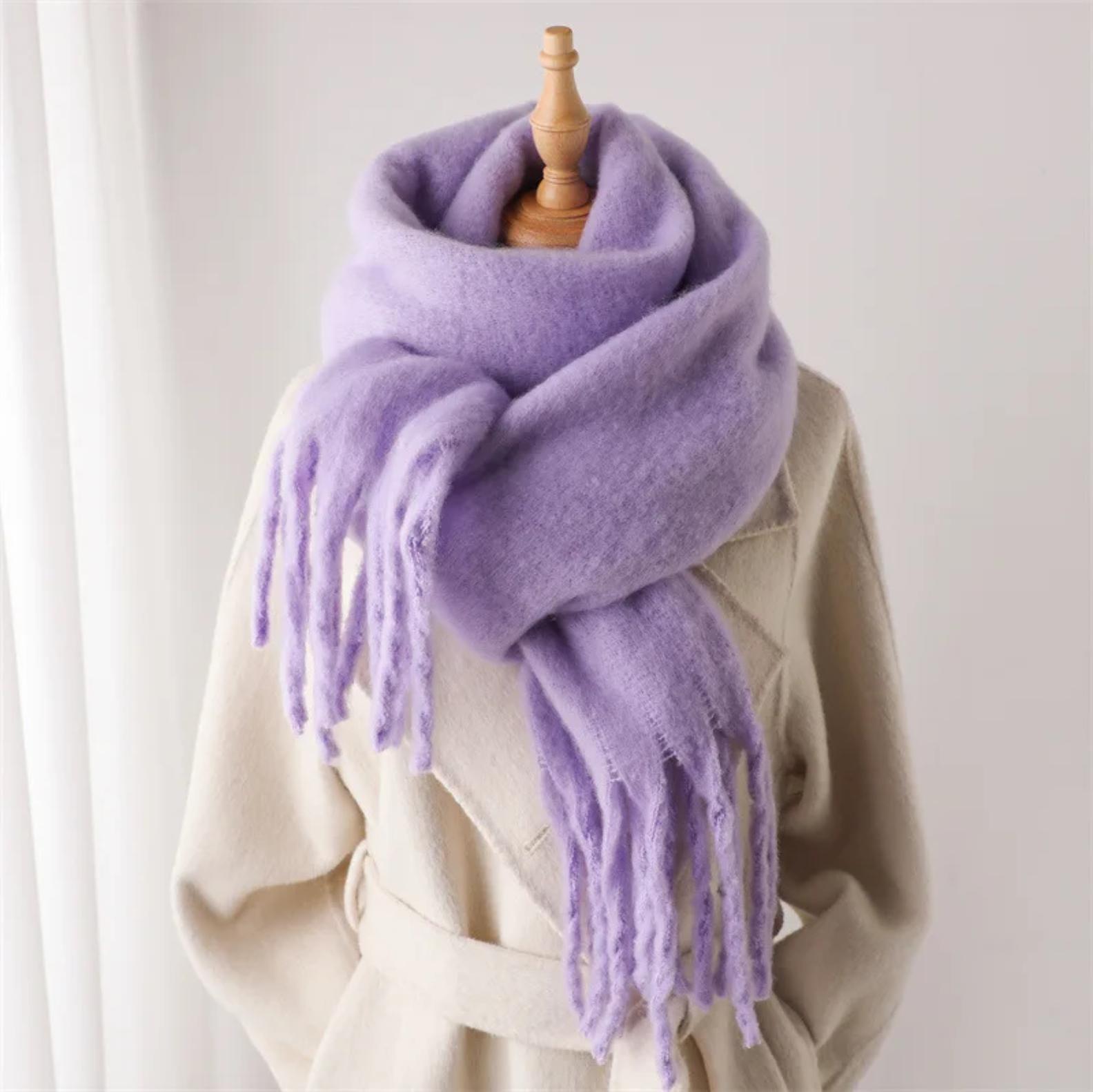 Multiple Colors, Long Thick Scarf, Extra Soft and Fluffy Scarf