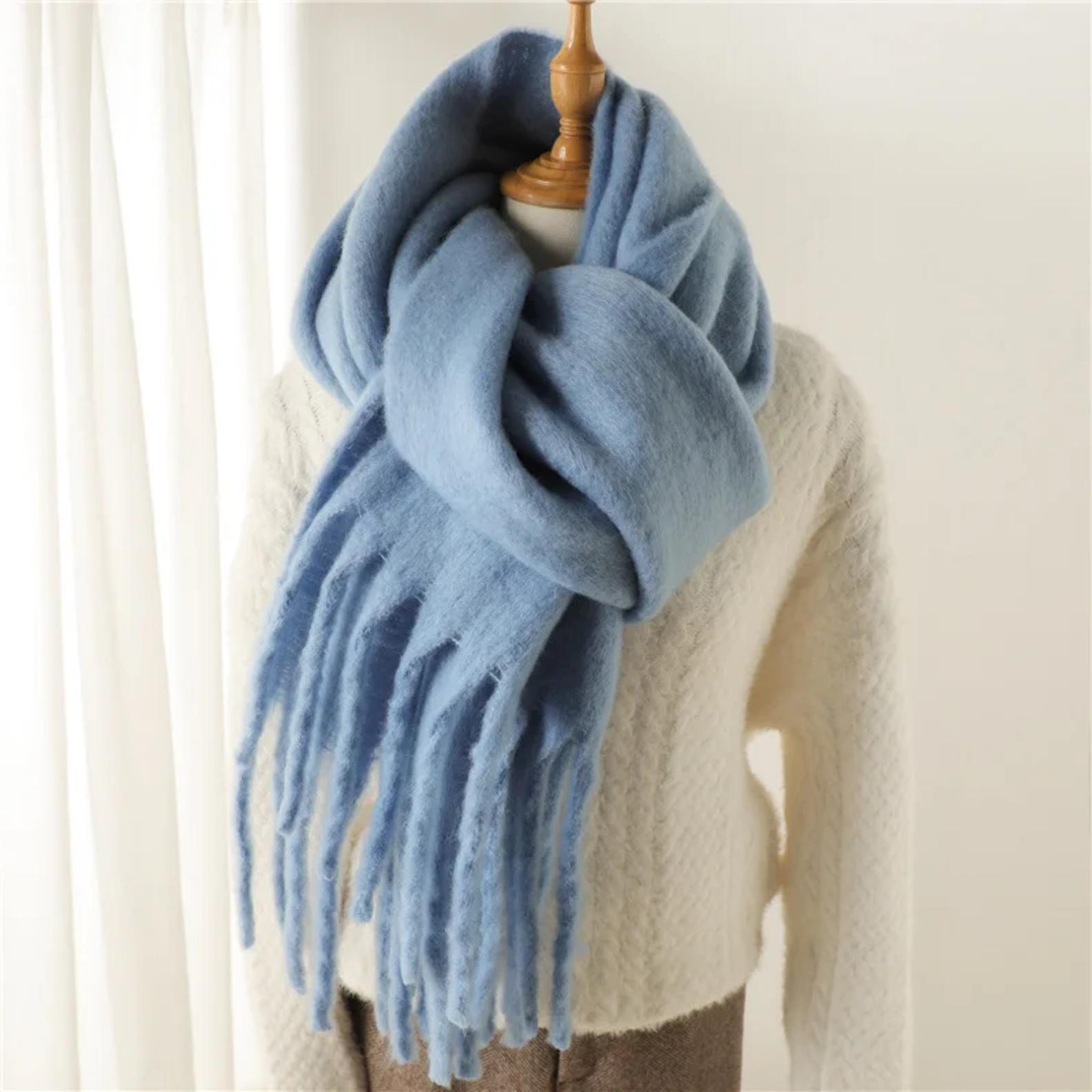Multiple Colors, Long Thick Scarf, Extra Soft and Fluffy Scarf